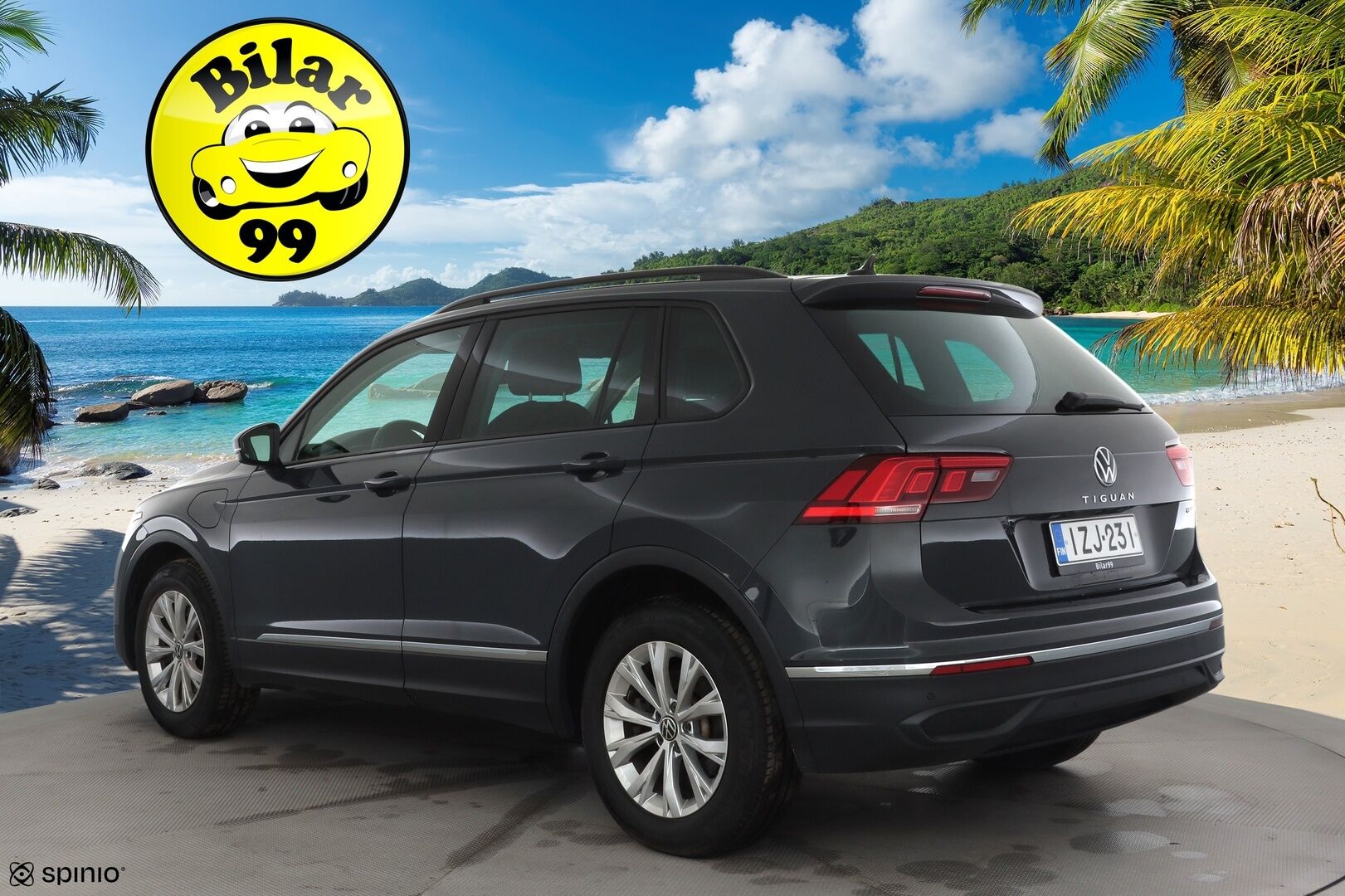 Volkswagen Tiguan 2021 eHybrid 180 kW DSG * ACC / Digimittaristo / LED / P.kamera / Keyless / Sähköluukku / Ratinlämmitin * - Suomi-auto / Kahdet renkaat aluvanteilla / Merkkihuollettu