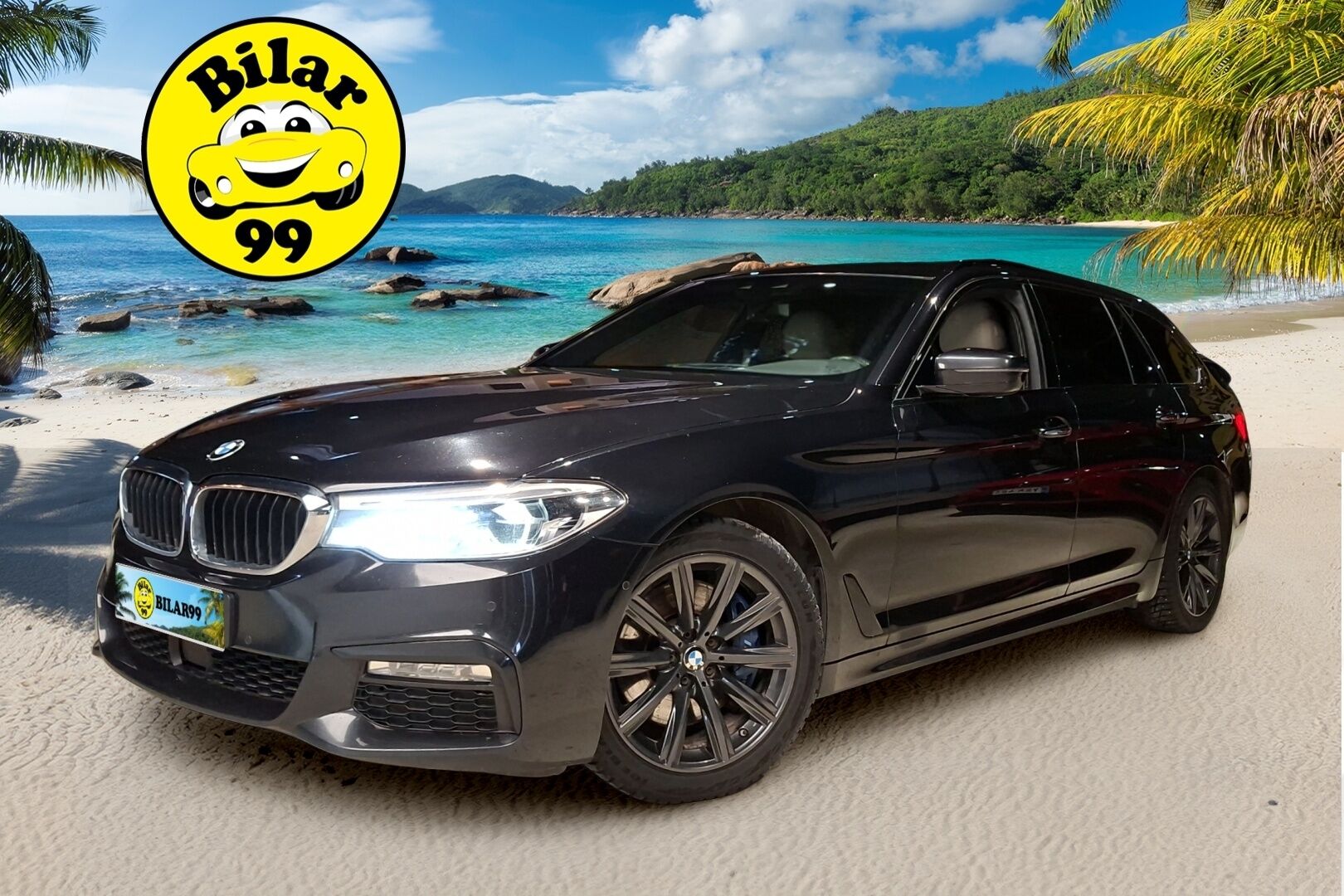 BMW 530 2018 G31 Touring 530d A M Sport * Adapt.Vakkari / Harman & Kardon / Vaaleat Comfort Nahkapenkit / Adapt.LED / Professional Navi - 2x Renkaat aluvantein / Juuri tullut Tampereelle!