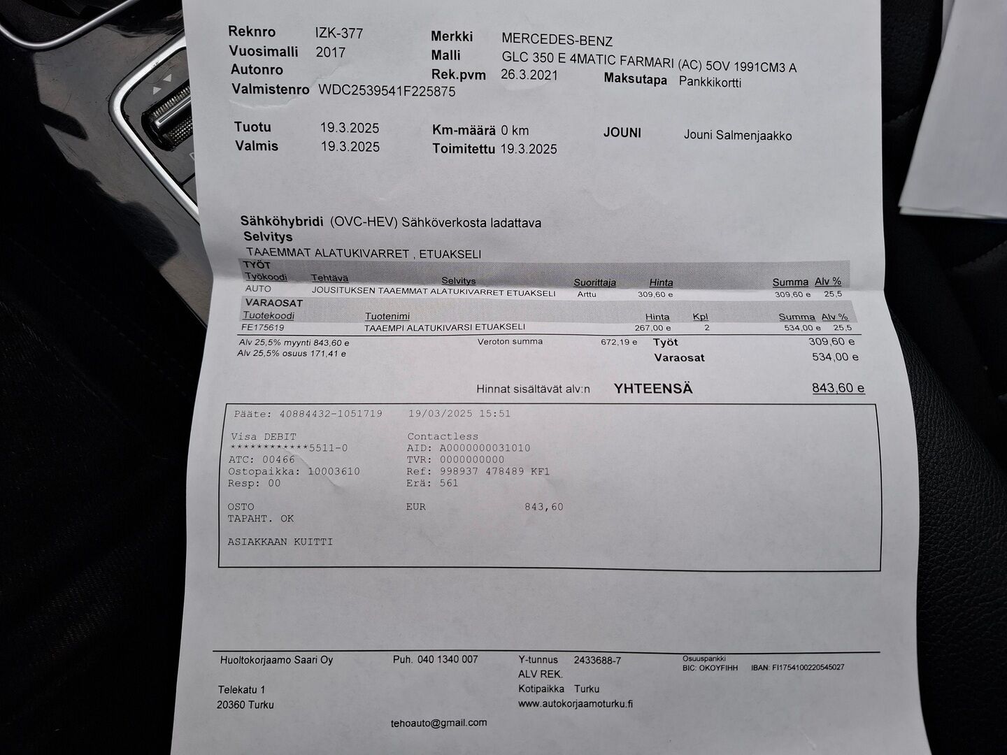 Mercedes-Benz GLC 2017 350 e 4Matic A Premium Business / YritysOutlet - Myydään vain yrityksille / - YritysOutlet - Myydään vain yrityksille