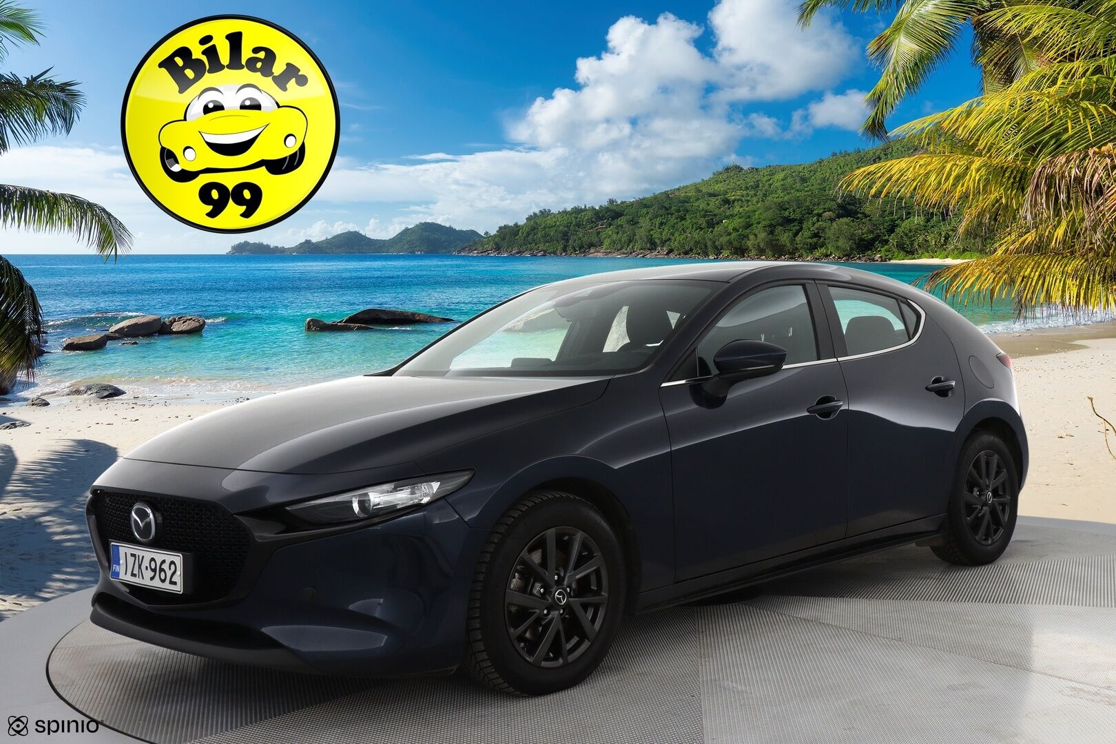 Mazda 3 2021 Hatchback 2,0 (150hv) M Hybrid Skyactiv-G Vision Plus Business AT ** Lohko / ACC / HUD / BLIS - ** 1-om Suomi-auto / Merkkikirja **