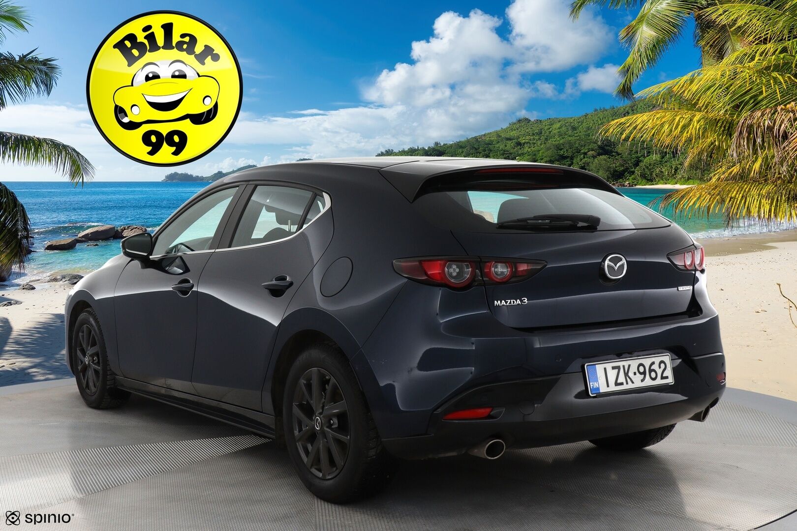 Mazda 3 2021 Hatchback 2,0 (150hv) M Hybrid Skyactiv-G Vision Plus Business AT ** Lohko / ACC / HUD / BLIS - ** 1-om Suomi-auto / Merkkikirja **