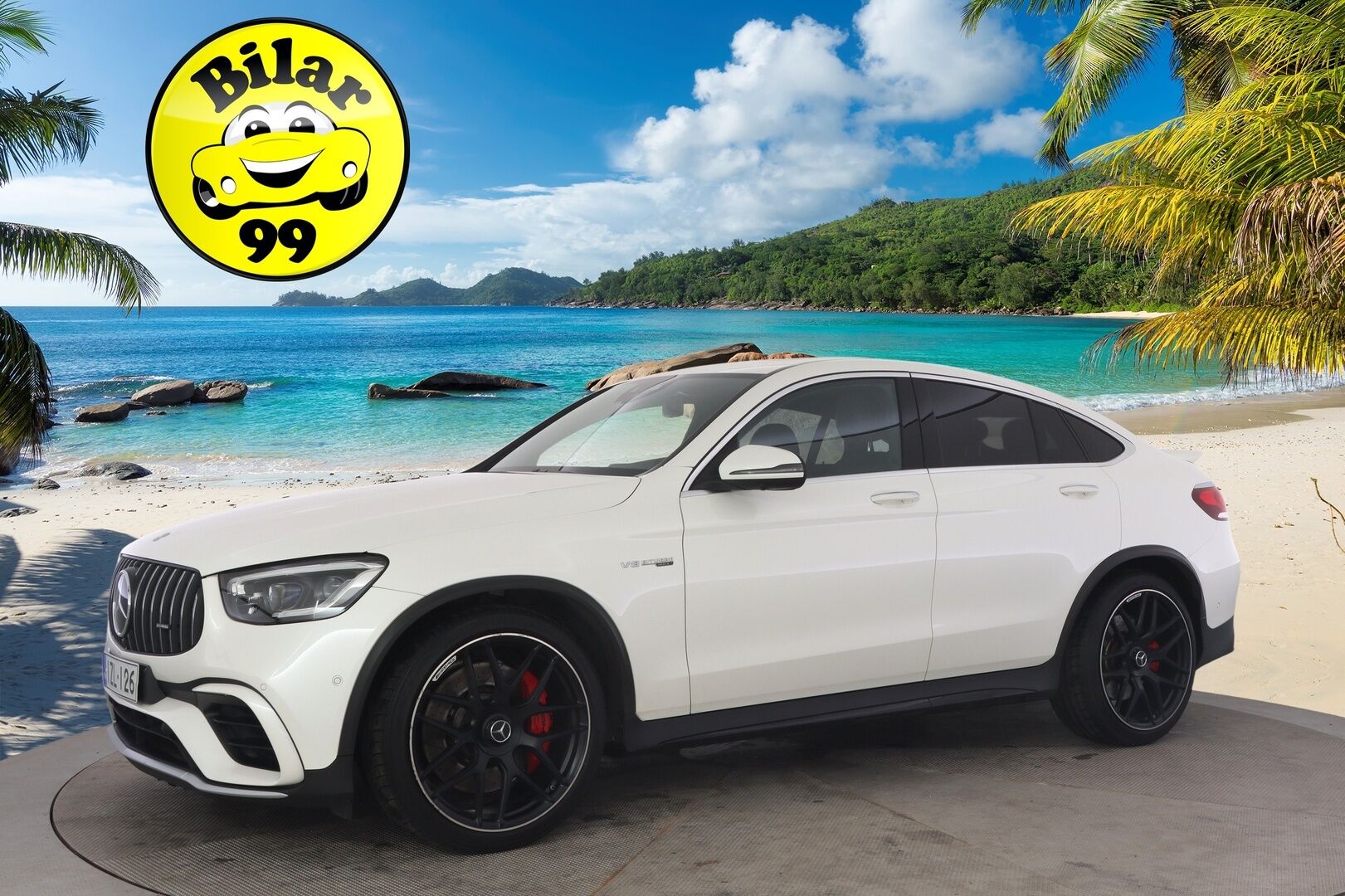 Mercedes-Benz GLC 63 AMG 2020 AMG GLC 63 S 4MATIC+ Coupe Facelift A *Burmester / 360° / Ilmastoidut Nahat / Muistit / Lasikattoluukku / Koukku* - * Juuri huollettu ja kuntotarkastettu merkkiliikkeessä * - HULLU BLACKWEEK KORKOTARJOUS 2,49%
