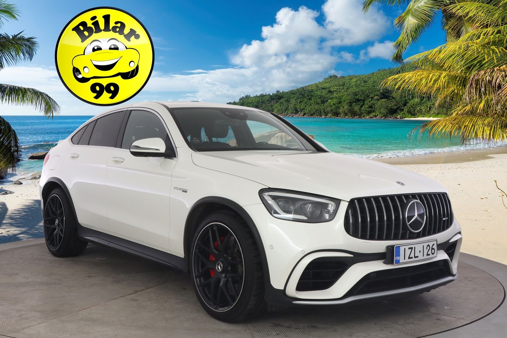 Mercedes-Benz GLC 63 AMG 2020 AMG GLC 63 S 4MATIC+ Coupe Facelift A *Burmester / 360° / Ilmastoidut Nahat / Muistit / Lasikattoluukku / Koukku* - * Juuri huollettu ja kuntotarkastettu merkkiliikkeessä * - HULLU BLACKWEEK KORKOTARJOUS 2,49%