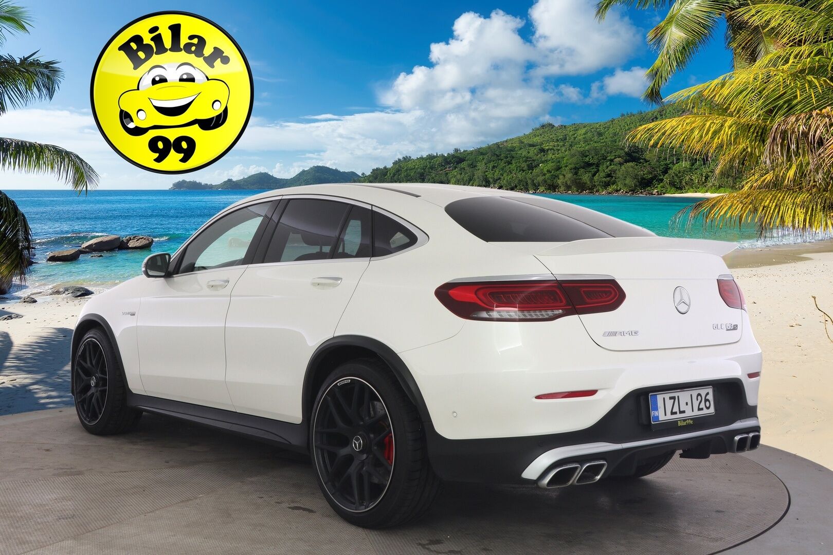 Mercedes-Benz GLC 63 AMG 2020 AMG GLC 63 S 4MATIC+ Coupe Facelift A *Burmester / 360° / Ilmastoidut Nahat / Muistit / Lasikattoluukku / Koukku* - * Juuri huollettu ja kuntotarkastettu merkkiliikkeessä * - HULLU BLACKWEEK KORKOTARJOUS 2,49%