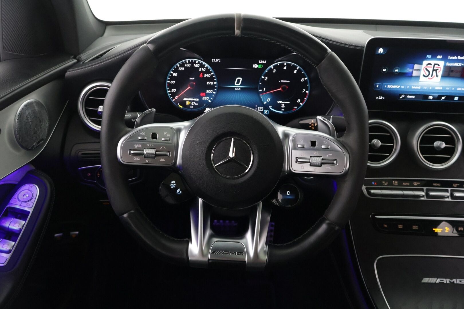 Mercedes-Benz GLC 63 AMG 2020 AMG GLC 63 S 4MATIC+ Coupe Facelift A *Burmester / 360° / Ilmastoidut Nahat / Muistit / Lasikattoluukku / Koukku* - * Juuri huollettu ja kuntotarkastettu merkkiliikkeessä * - HULLU BLACKWEEK KORKOTARJOUS 2,49%