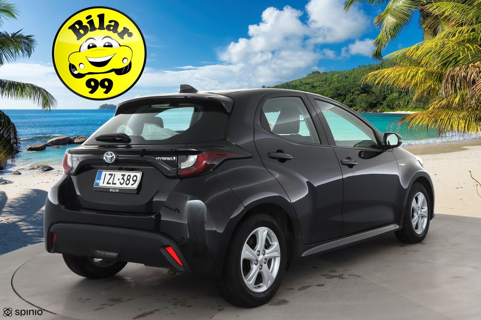 Toyota Yaris 2021 1,5 Hybrid Active * ACC / P.kamera / Lohko+Sisä / Navi / Keyless / Apple&Android * - 1.Om Suomi-auto / Kahdet renkaat aluvanteilla / Merkkihuollettu