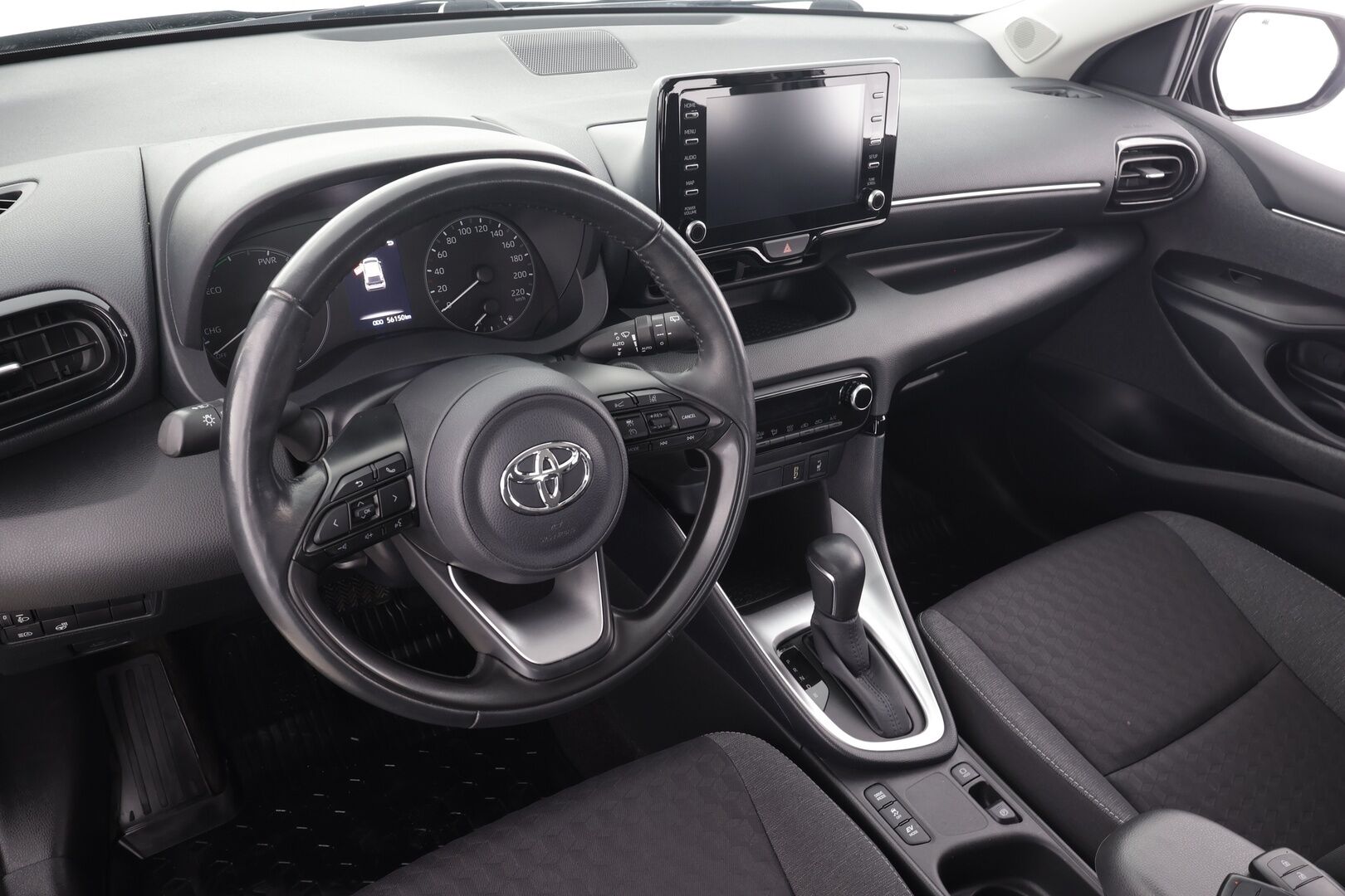 Toyota Yaris 2021 1,5 Hybrid Active * ACC / P.kamera / Lohko+Sisä / Navi / Keyless / Apple&Android * - 1.Om Suomi-auto / Kahdet renkaat aluvanteilla / Merkkihuollettu