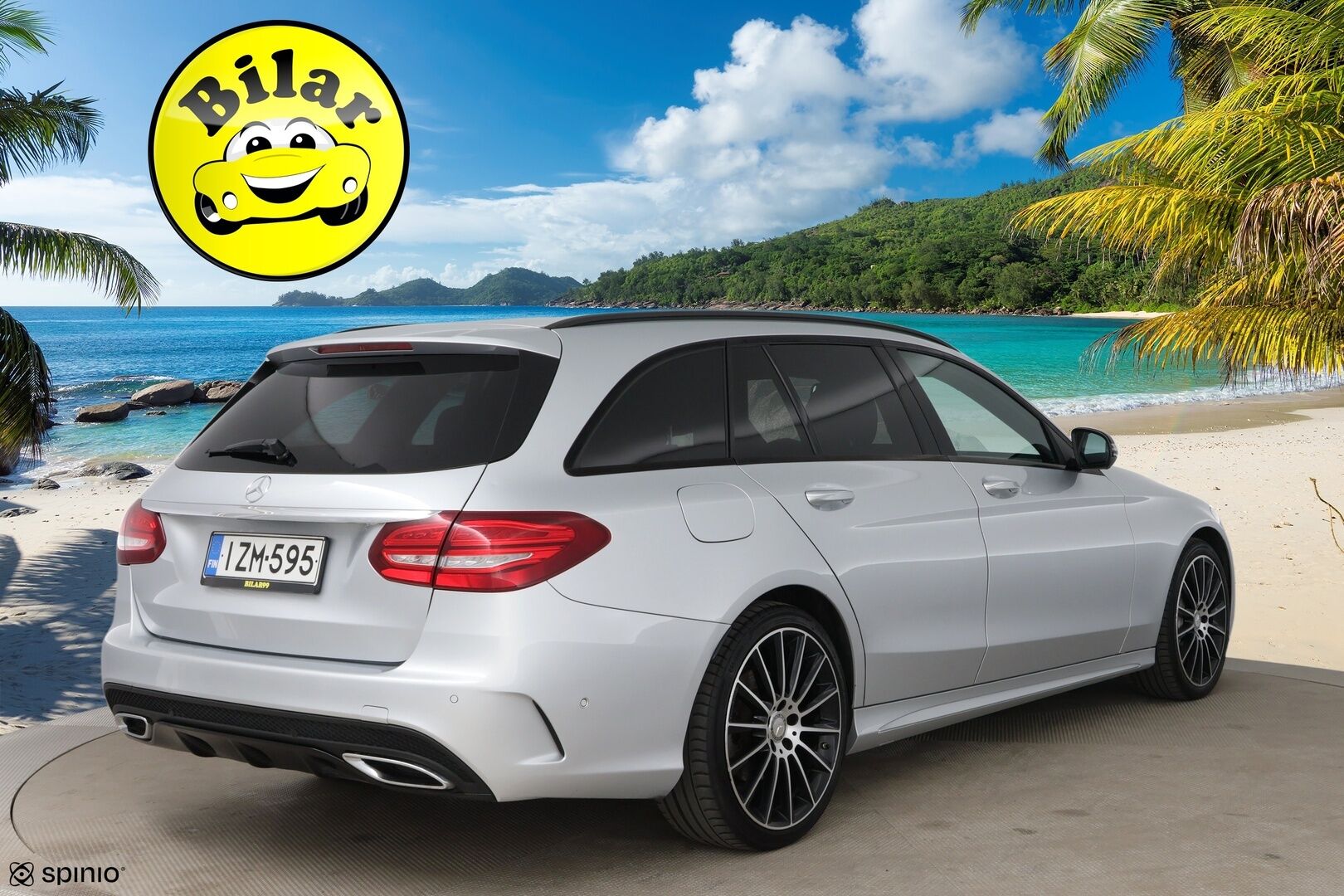Mercedes-Benz C 2016 220 d T 4Matic A Business AMG - Distronic + | HUD | Burmester | 360-kamera | Muistipenkit | Night-paketti | Panorama | AMG sisä -ja ulkopaketti!