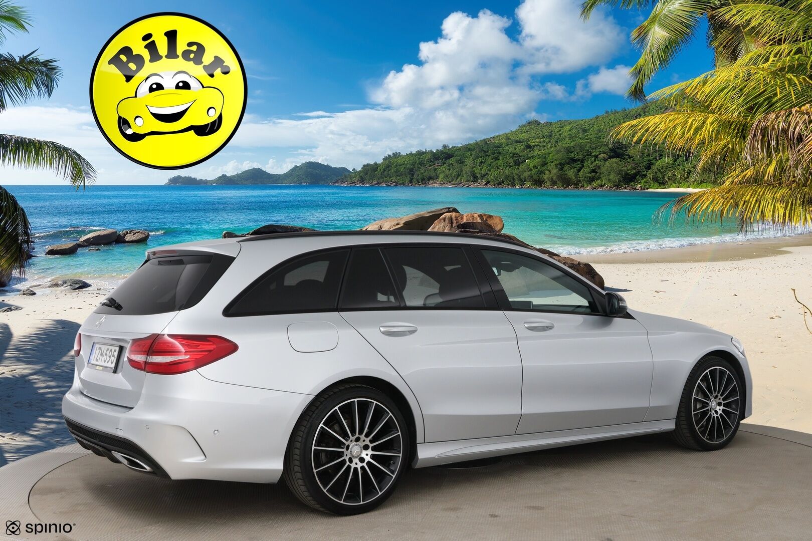 Mercedes-Benz C 2016 220 d T 4Matic A Business AMG - Distronic + | HUD | Burmester | 360-kamera | Muistipenkit | Night-paketti | Panorama | AMG sisä -ja ulkopaketti!