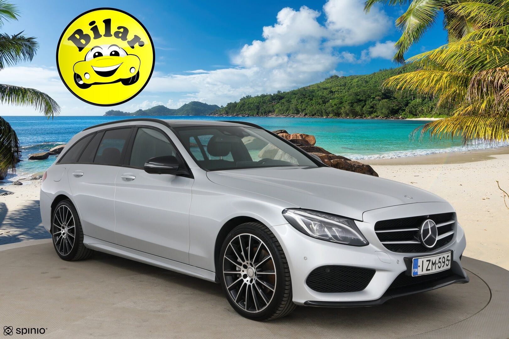 Mercedes-Benz C 2016 220 d T 4Matic A Business AMG - Distronic + | HUD | Burmester | 360-kamera | Muistipenkit | Night-paketti | Panorama | AMG sisä -ja ulkopaketti!