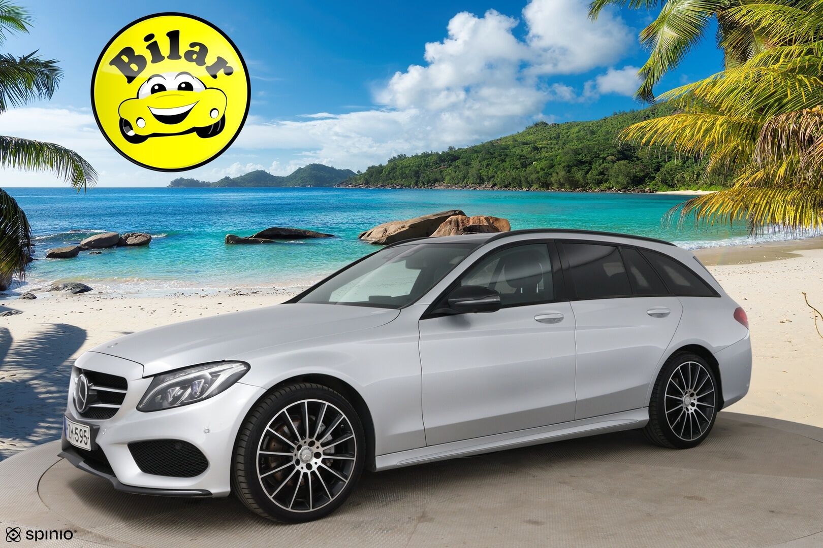 Mercedes-Benz C 2016 220 d T 4Matic A Business AMG - Distronic + | HUD | Burmester | 360-kamera | Muistipenkit | Night-paketti | Panorama | AMG sisä -ja ulkopaketti!