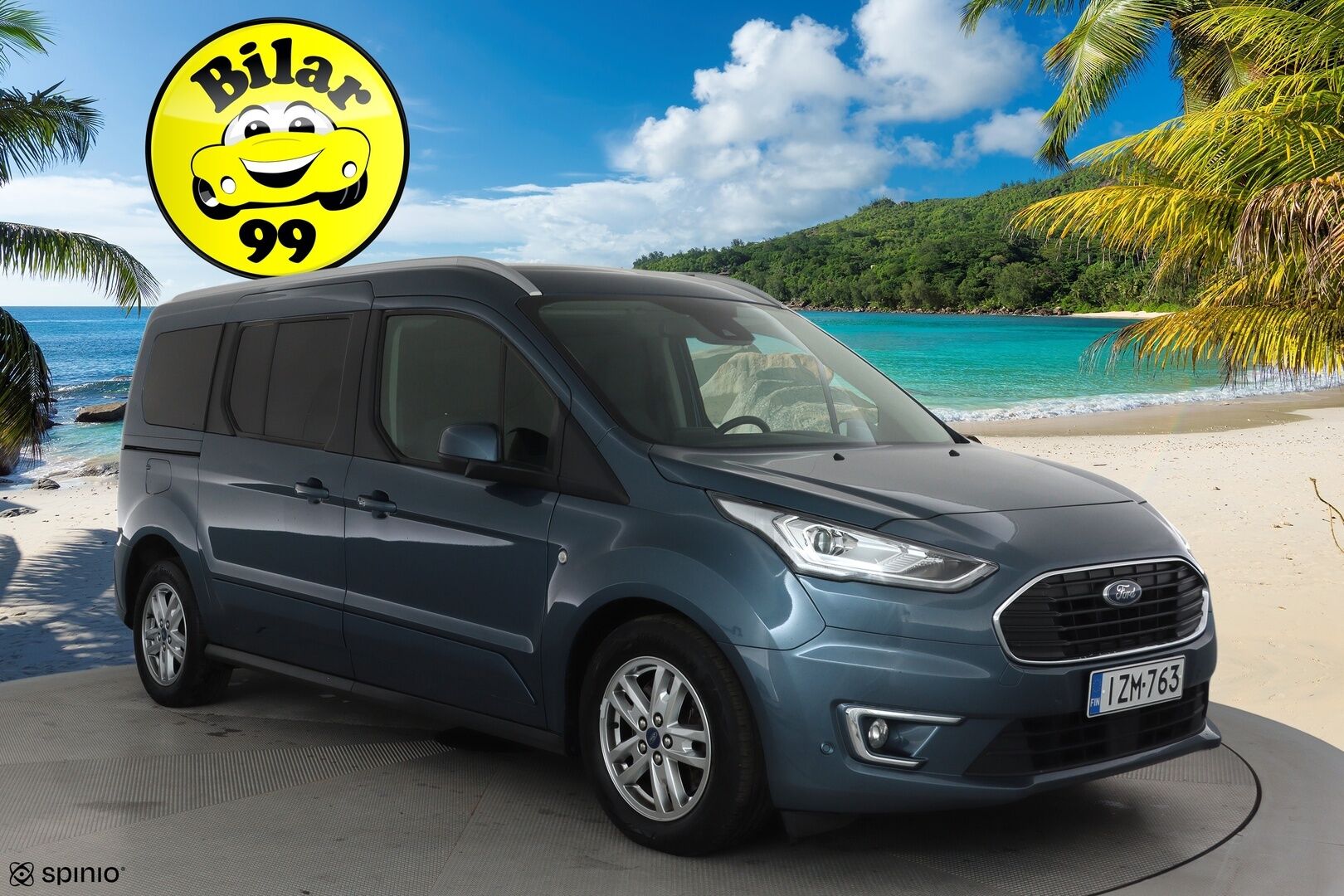 Ford Grand Tourneo Connect 2021 1,5 TDCi 120 hv M6 Titanium 7-Paik **Webasto / Xenon / P.kamera / Kaistavahti / Vakkari / Katveavustin / Keyless** - 1-om Suomi-auto / Kahdet Renkaat