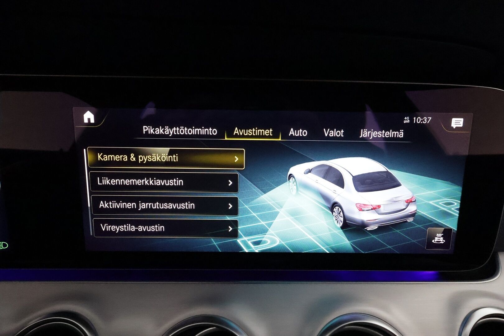 Mercedes-Benz E 2021 300 e 4MATIC A Business Avantgarde EQ Power **Facelift / Widescreen / Multibeam / 360 kamera / Sporttipenkit / Keyless - 3,99 % KORKOTARJOUS TÄHÄN AUTOON - 1 om Suomi auto / Kahdet renkaat aluvanteilla