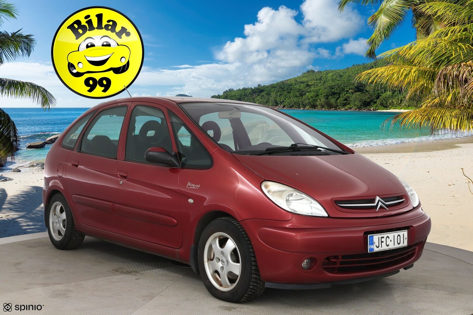 Citroen XSARA PICASSO 2003 4D Picasso 2.0 16v / Lohkolämmitin / Ruostevauriot korjattu! / 2x Renkaat / - YritysOutlet - Myydään vain yrityksille - Siisti ikäisekseen!
