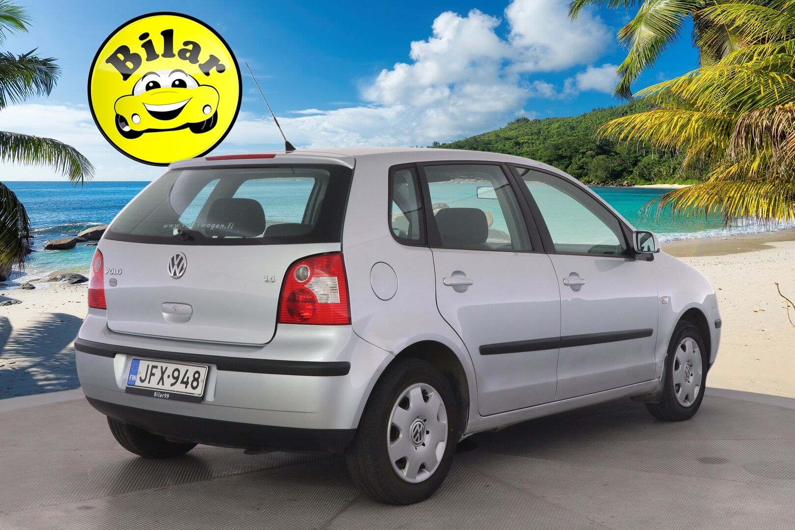 Volkswagen Polo 2004 4D Polo Hatchback *YritysOutlet - Myydään vain yrityksille* - Ryhdikäs käyttis | Suomi-auto | Bluetooth | Kahdet renkaat