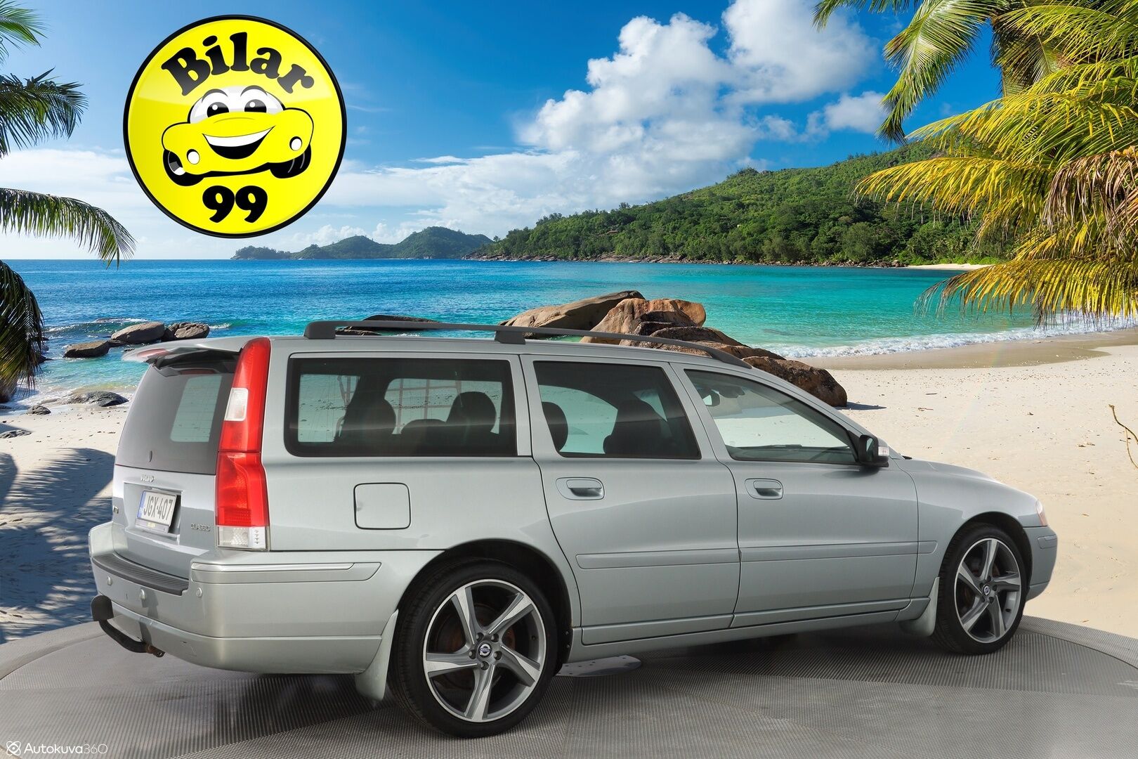 Volvo V70 2007 2.5T AWD Geartronic Summum - *Täydellinen huoltohistoria! / *Harvinainen / Suomi-auto / Nahkapenkit muistilla / Koukku / Metalliväri / Vakkari 