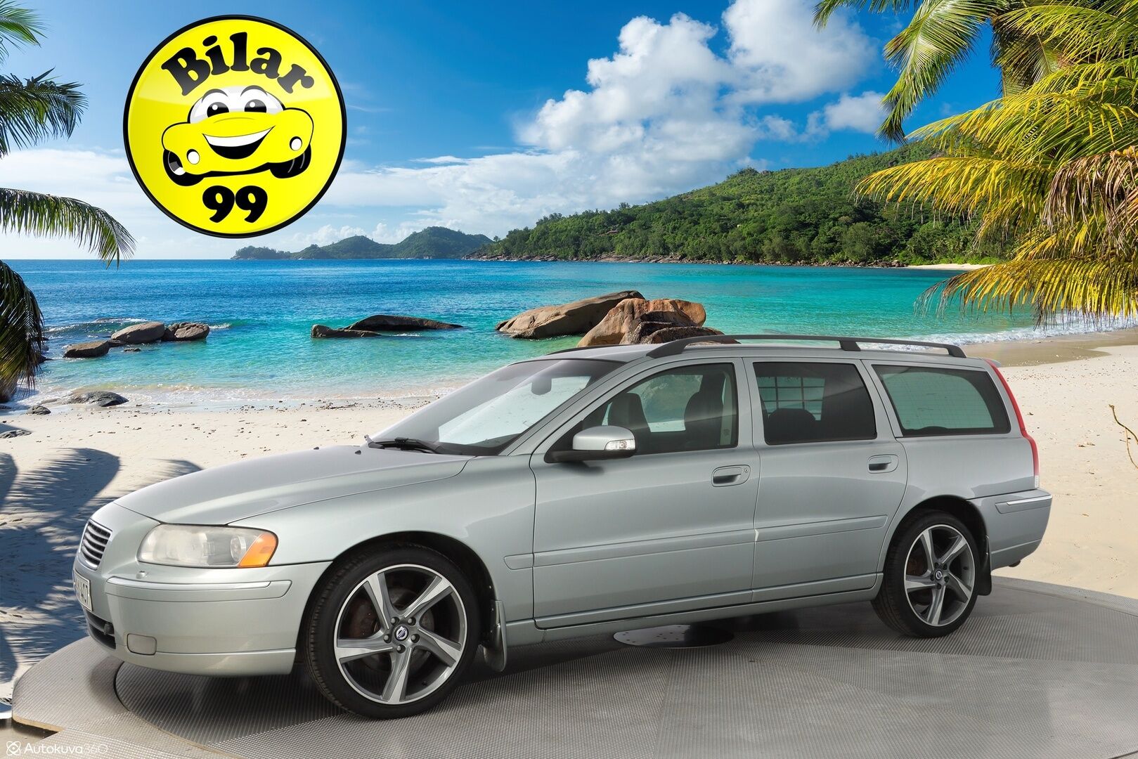 Volvo V70 2007 2.5T AWD Geartronic Summum - *Täydellinen huoltohistoria! / *Harvinainen / Suomi-auto / Nahkapenkit muistilla / Koukku / Metalliväri / Vakkari 