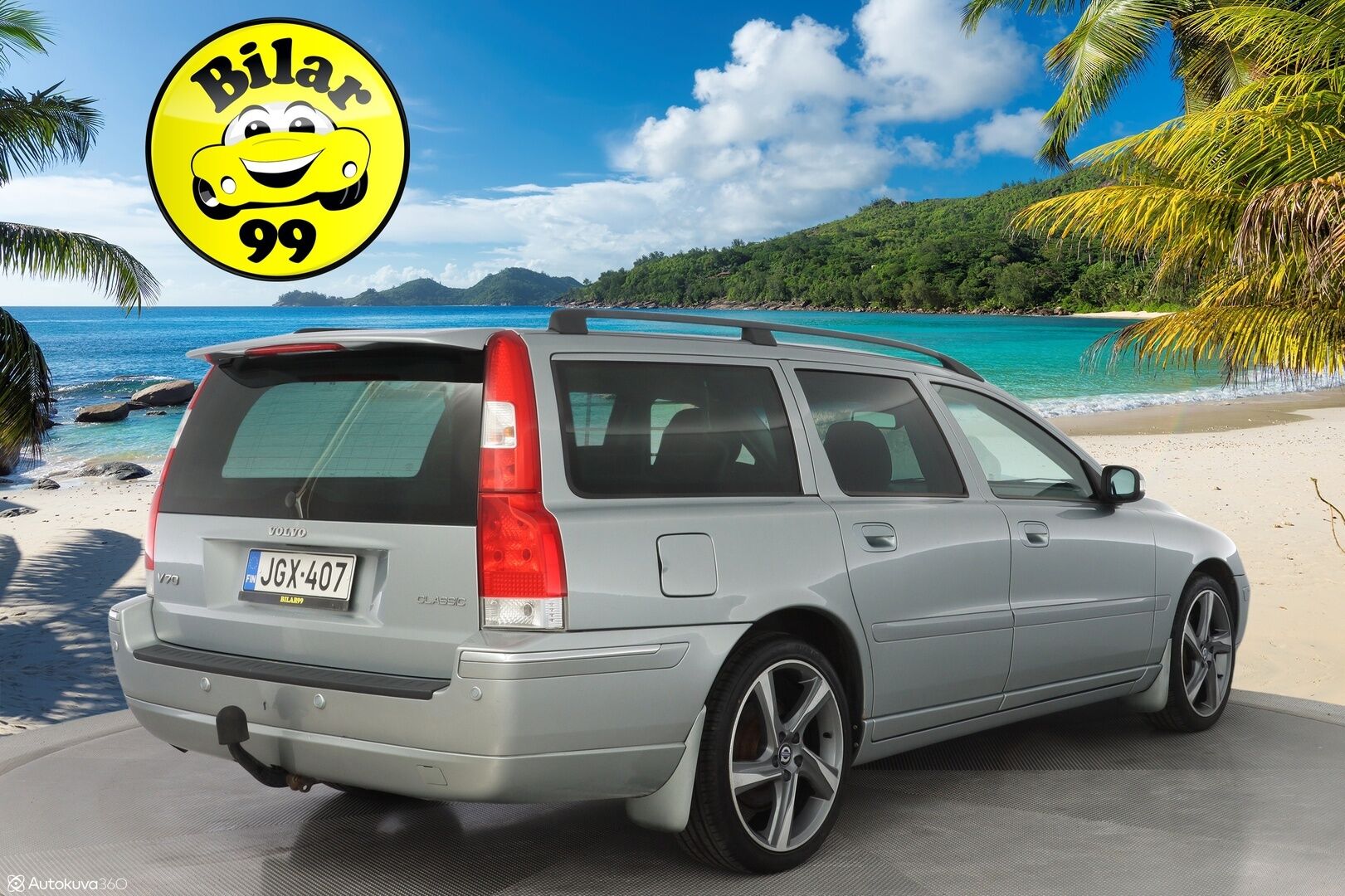 Volvo V70 2007 2.5T AWD Geartronic Summum - *Täydellinen huoltohistoria! / *Harvinainen / Suomi-auto / Nahkapenkit muistilla / Koukku / Metalliväri / Vakkari 