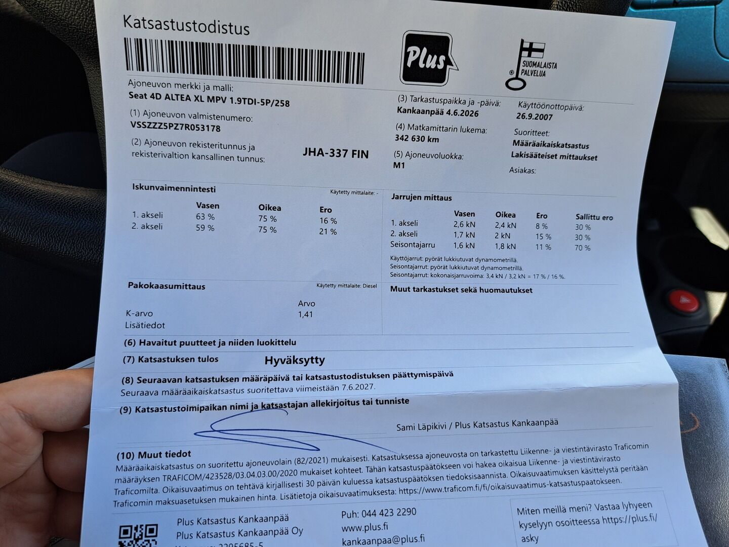 Seat Altea XL 2007 4D ALTEA XL MPV 1.9TDI-5P/258 - | Tämä auto myydään YritysOutlet -valikoimasta vain yritykselle | Lohkolämmitin | Ilmastointi | 2x Renkaat | Hyvä kunto! | Vuosi leimaa jäljellä! | Jakohihna vaihdettu 330tkm kohdalla! | 
