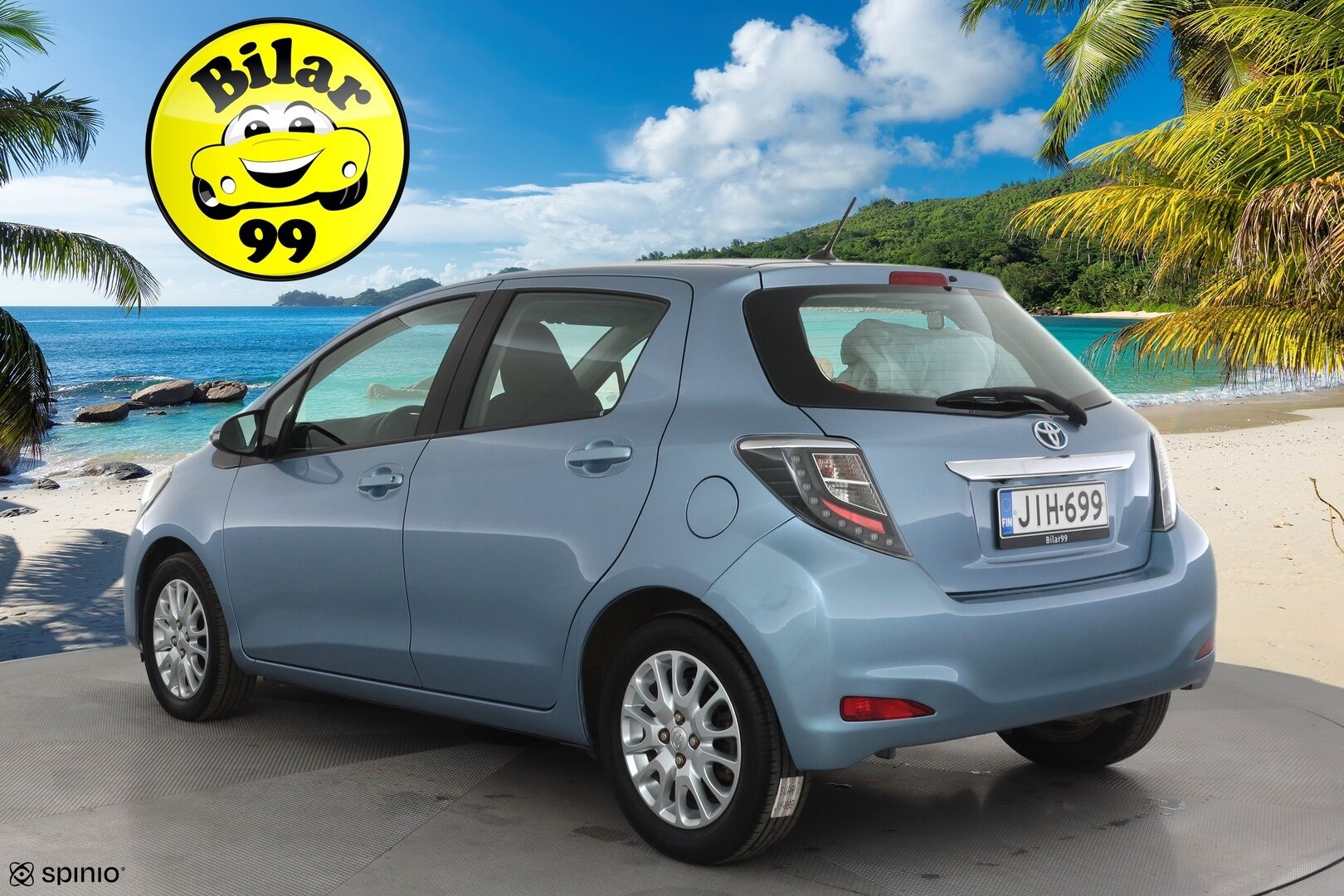 Toyota Yaris 2013 Hybrid Linea Sol 5ov * Suomi-auto / Vakkari / Navi / P.Kamera / Lohko / Bluetooth / Autom.ilmastointi * - Kahdet renkaat aluvanteilla - HULLUT AVAJAISHULINAT KORKOTARJOUS 3,29 %