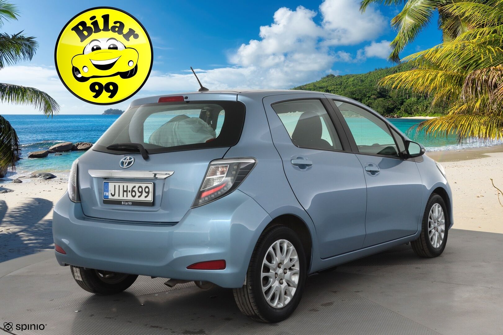 Toyota Yaris 2013 Hybrid Linea Sol 5ov * Suomi-auto / Vakkari / Navi / P.Kamera / Lohko / Bluetooth / Autom.ilmastointi * - Kahdet renkaat aluvanteilla - HULLUT AVAJAISHULINAT KORKOTARJOUS 3,29 %