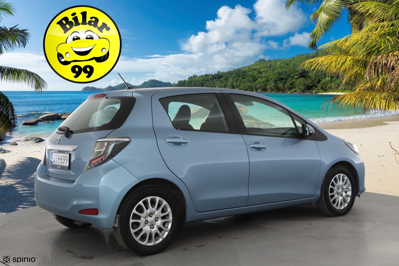 Toyota Yaris 2013 Hybrid Linea Sol 5ov * Suomi-auto / Vakkari / Navi / P.Kamera / Lohko / Bluetooth / Autom.ilmastointi * - Kahdet renkaat aluvanteilla - HULLUT AVAJAISHULINAT KORKOTARJOUS 3,29 %