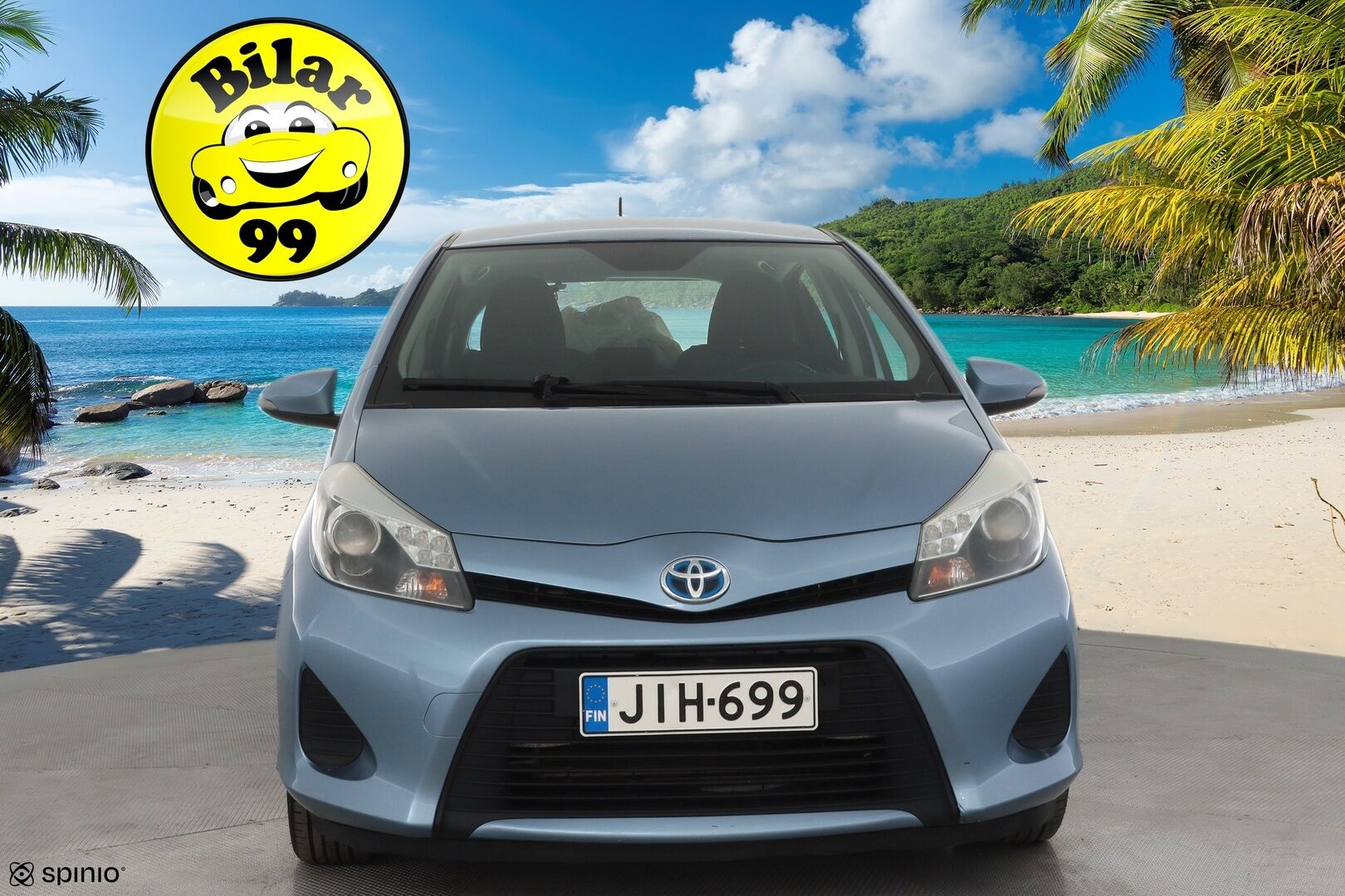 Toyota Yaris 2013 Hybrid Linea Sol 5ov * Suomi-auto / Vakkari / Navi / P.Kamera / Lohko / Bluetooth / Autom.ilmastointi * - Kahdet renkaat aluvanteilla - HULLUT AVAJAISHULINAT KORKOTARJOUS 3,29 %