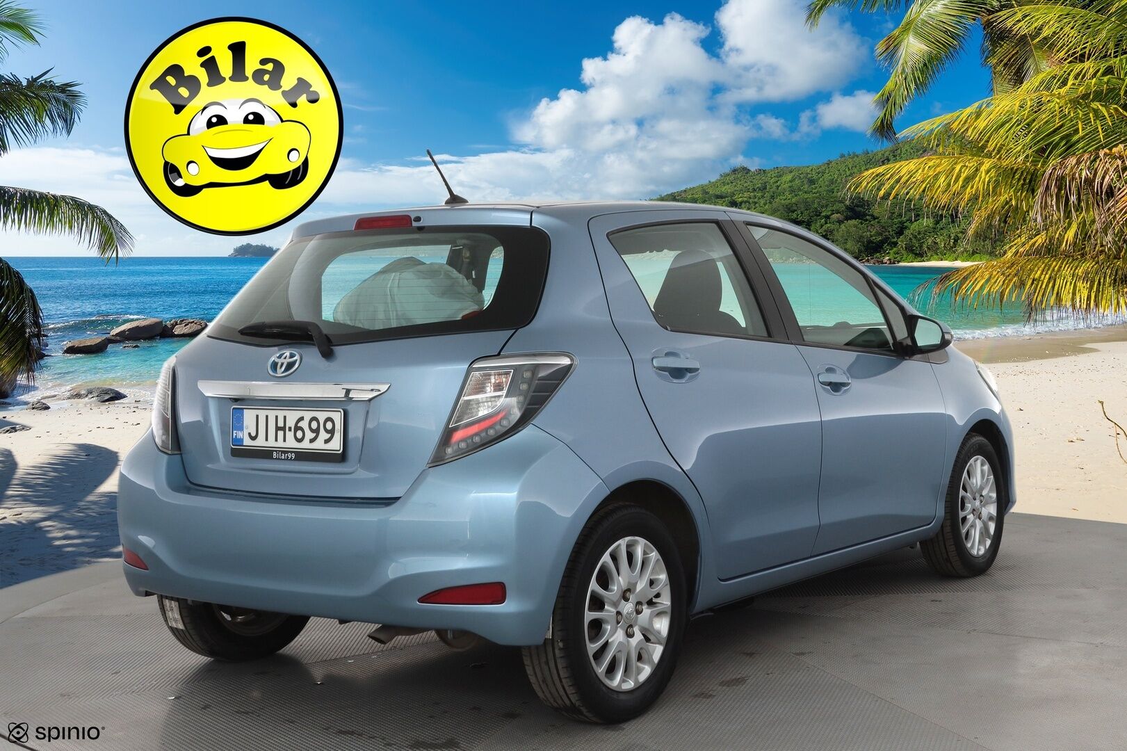 Toyota Yaris 2013 Hybrid Linea Sol 5ov - Suomi-auto | Vakkari | Navi | P.Kamera | Lohko | Bluetooth | Autom.ilmastointi | Kahdet renkaat aluvanteilla