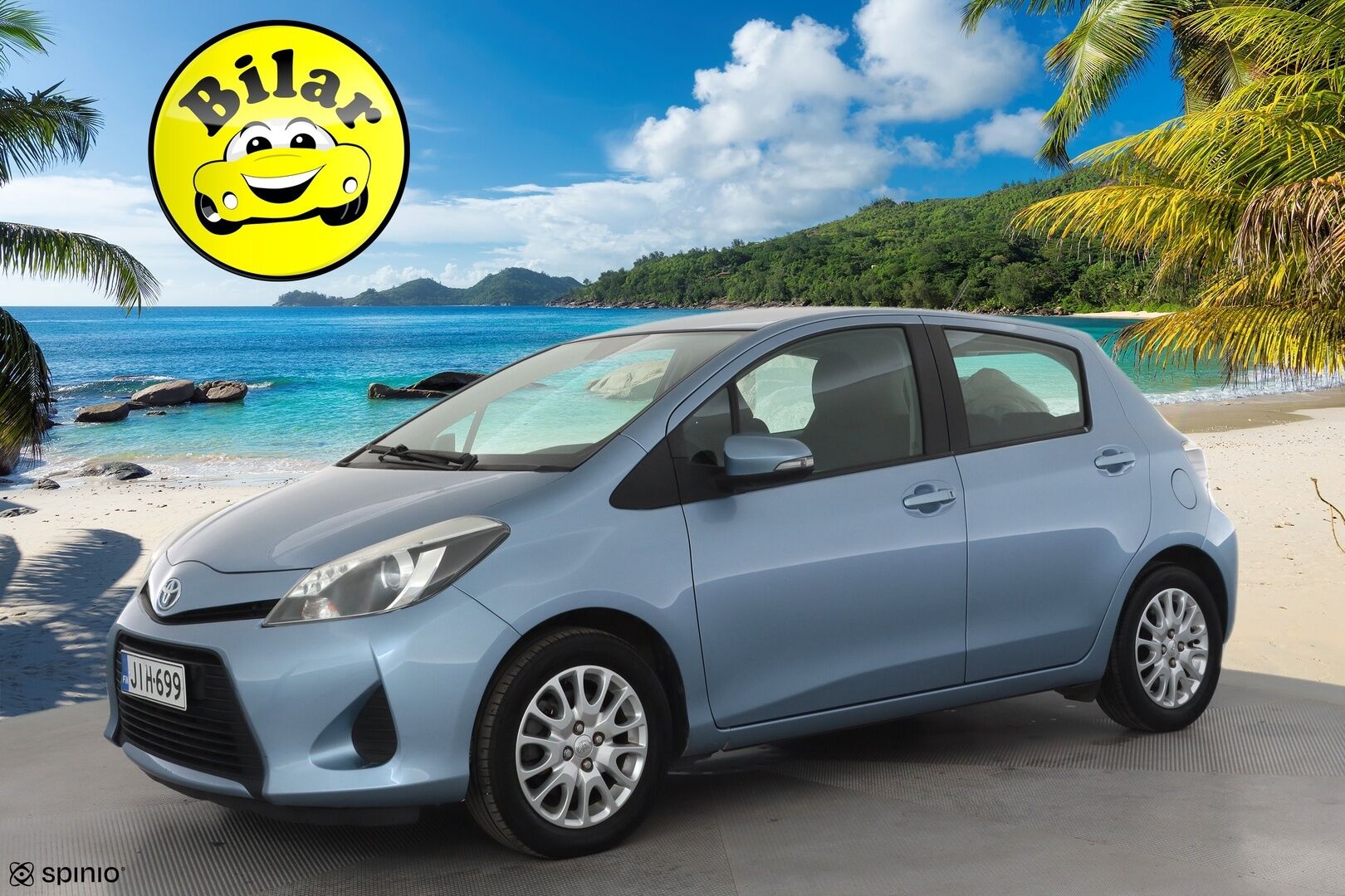 Toyota Yaris 2013 Hybrid Linea Sol 5ov - Suomi-auto | Vakkari | Navi | P.Kamera | Lohko | Bluetooth | Autom.ilmastointi | Kahdet renkaat aluvanteilla