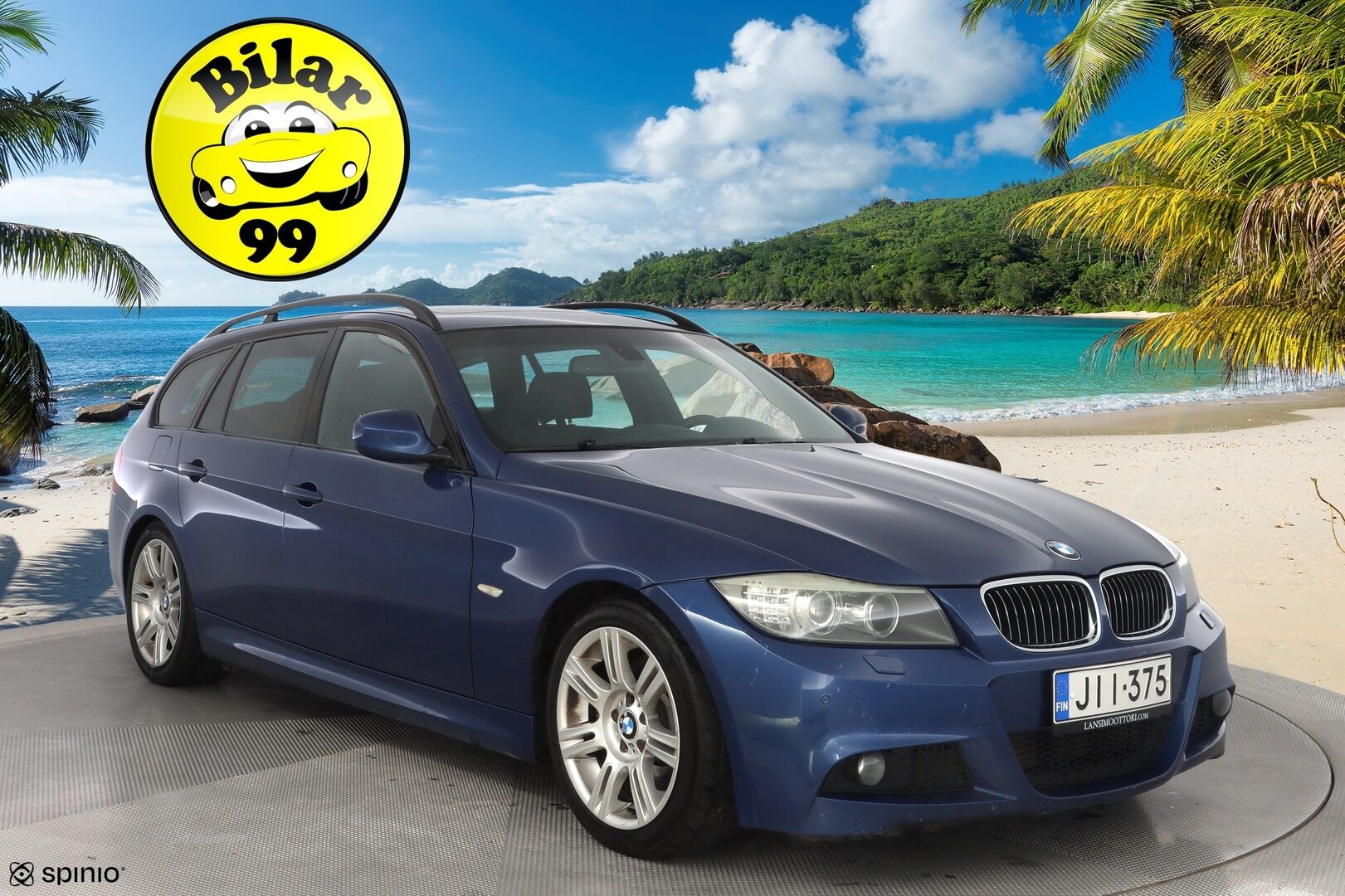 BMW 325 2009 D A E91 Touring M-Sport *MYYDÄÄN HUUTOKAUPAT.COM* - Sporttipenkit / Panorama / Tutkat 