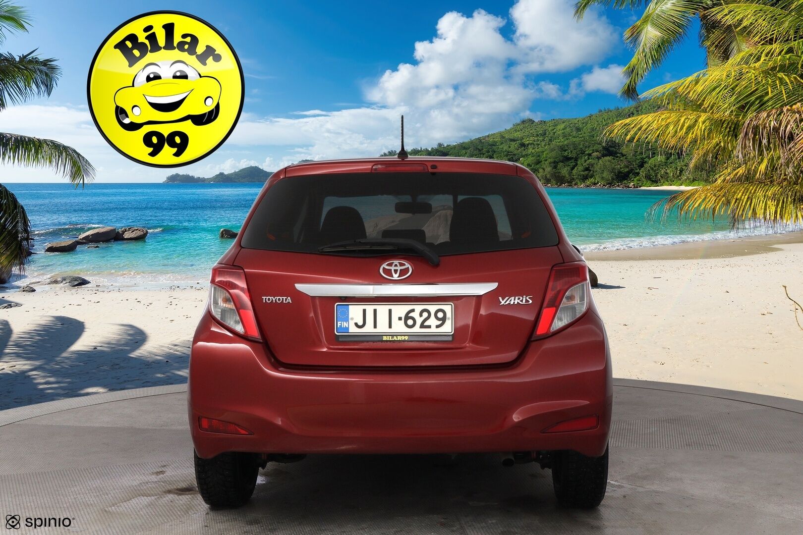 Toyota Yaris 2012 1,33 Dual VVT-i Linea Sol 5ov Multidrive S *Suomiauto / Peruutuskamera / Lohko&Sisä / Vakkari / Navi* - Metalliväri / Juuri saapunut Tampereelle!