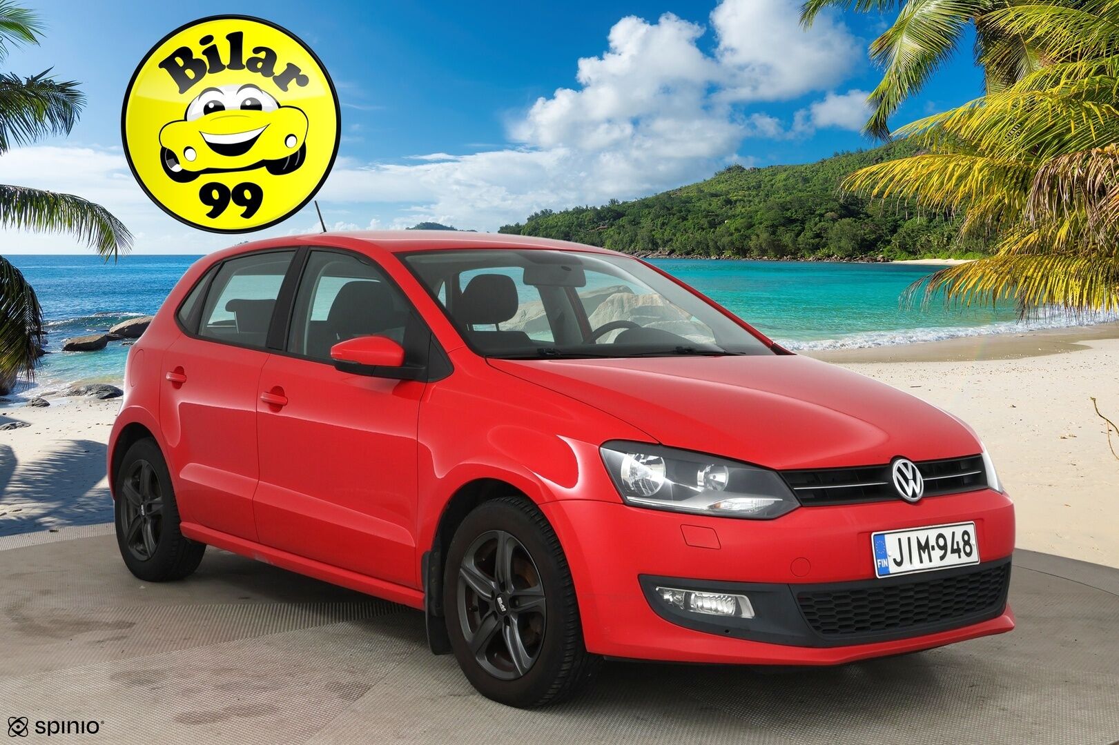 Volkswagen Polo 2011 Comfortline 1,4 63 kW (85 hv) 4-ovinen - Myydään Huutokaupat.comissa!