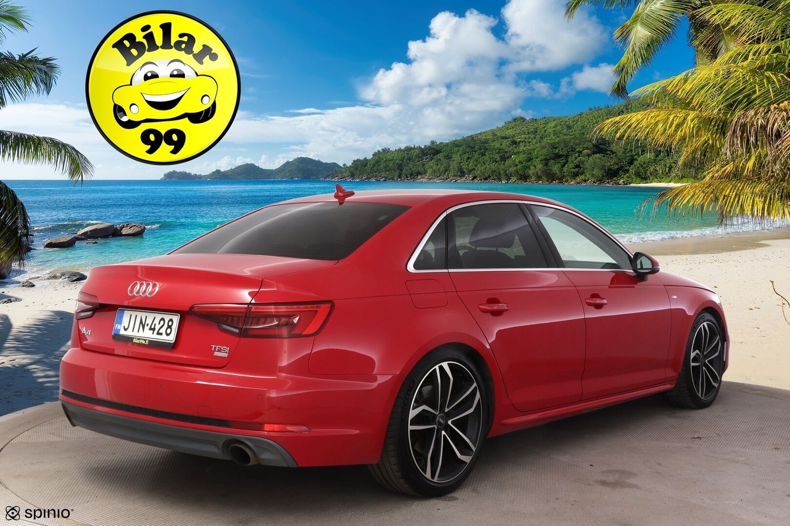 Audi A4 2017 Sedan S line Pro Business Sport 2,0 TFSI 140 kW S tronic - | S-line | Webasto | P-tutkat | Koukku | Suomi-auto |