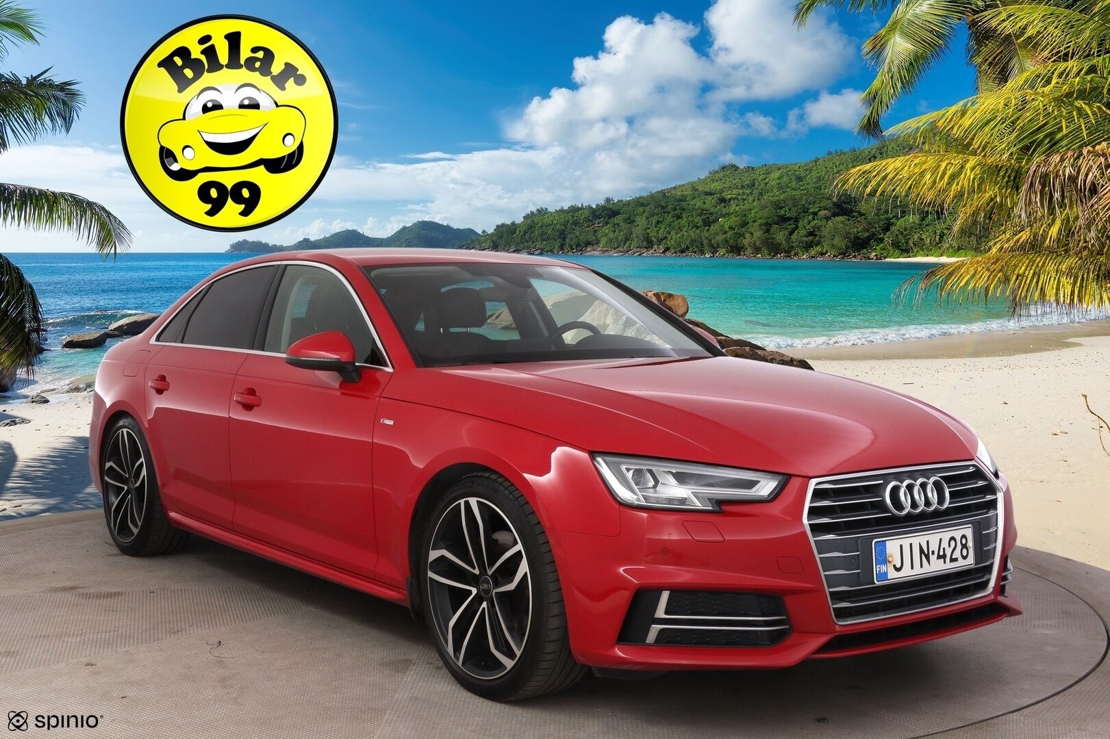 Audi A4 2017 Sedan S line Pro Business Sport 2,0 TFSI 140 kW S tronic - | S-line | Webasto | P-tutkat | Koukku | Suomi-auto |