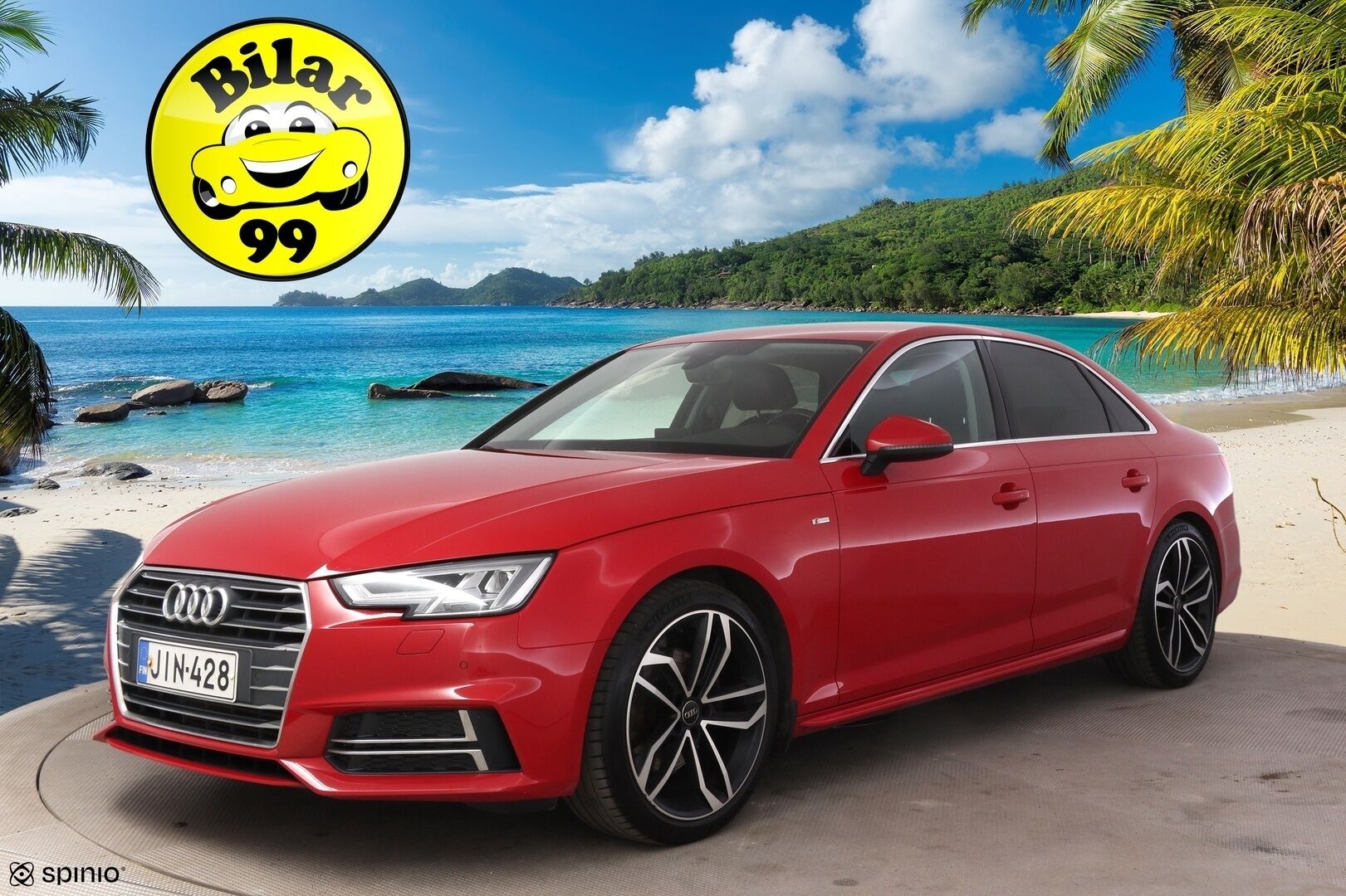 Audi A4 2017 Sedan S line Pro Business Sport 2,0 TFSI 140 kW S tronic - | S-line | Webasto | P-tutkat | Koukku | Suomi-auto |