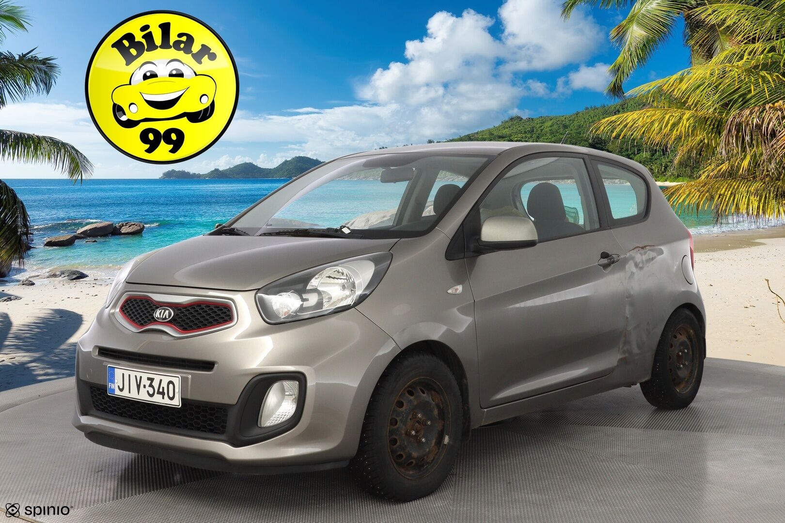 Kia Picanto 2013 1,0 ISG LX 3D EcoDynamics - YritysOutlet - Myydään vain yrityksille - 2xrenkaat / Kytkin vaihdettu / Näppärä kauppakassi