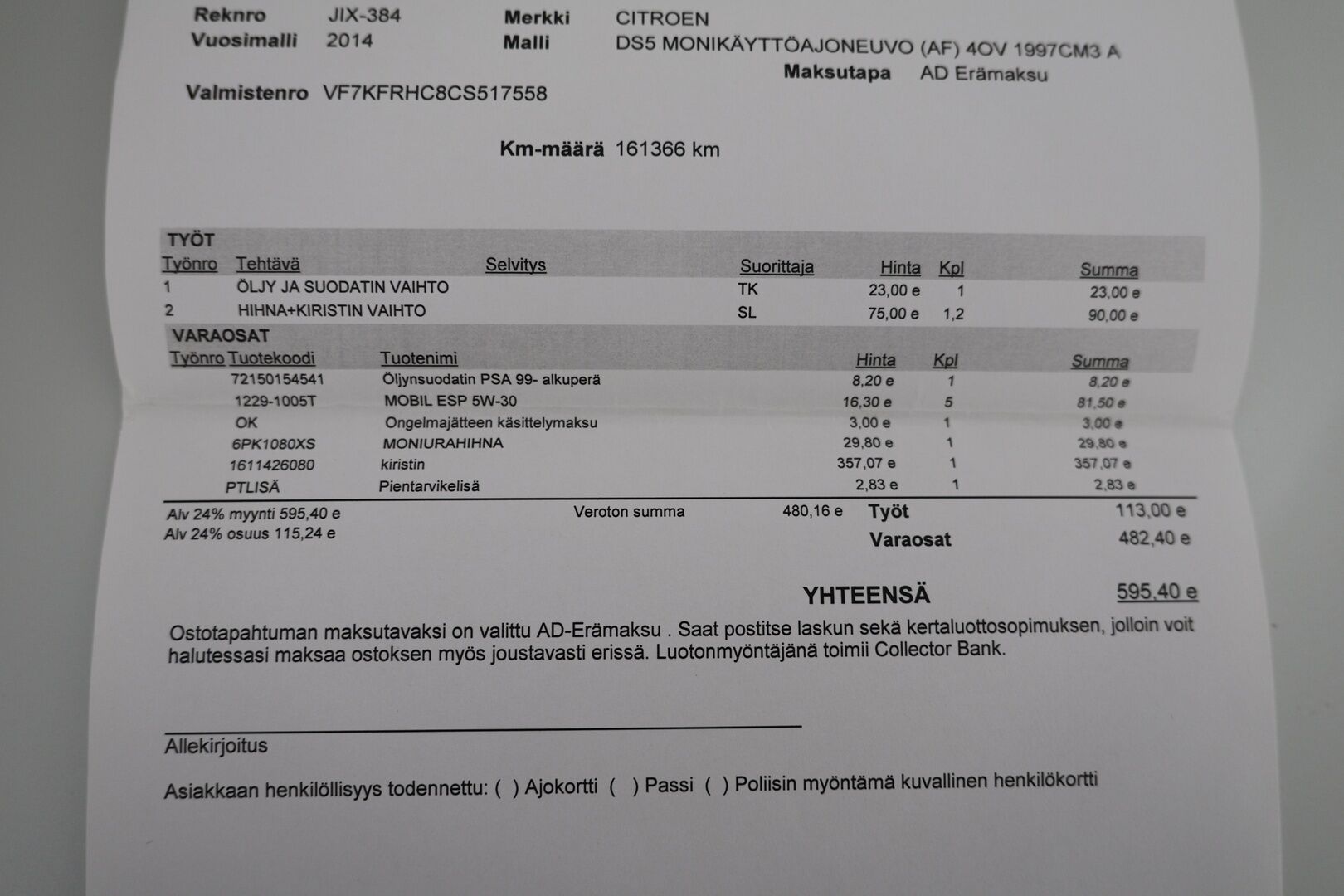 Citroen DS5 2014 Hybrid4 So Chic *YritysOutlet - Myydään vain yrityksille * - *YritysOutlet - Myydään vain yrityksille *