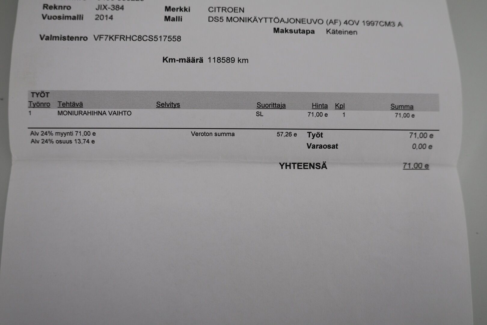 Citroen DS5 2014 Hybrid4 So Chic *YritysOutlet - Myydään vain yrityksille * - *YritysOutlet - Myydään vain yrityksille *