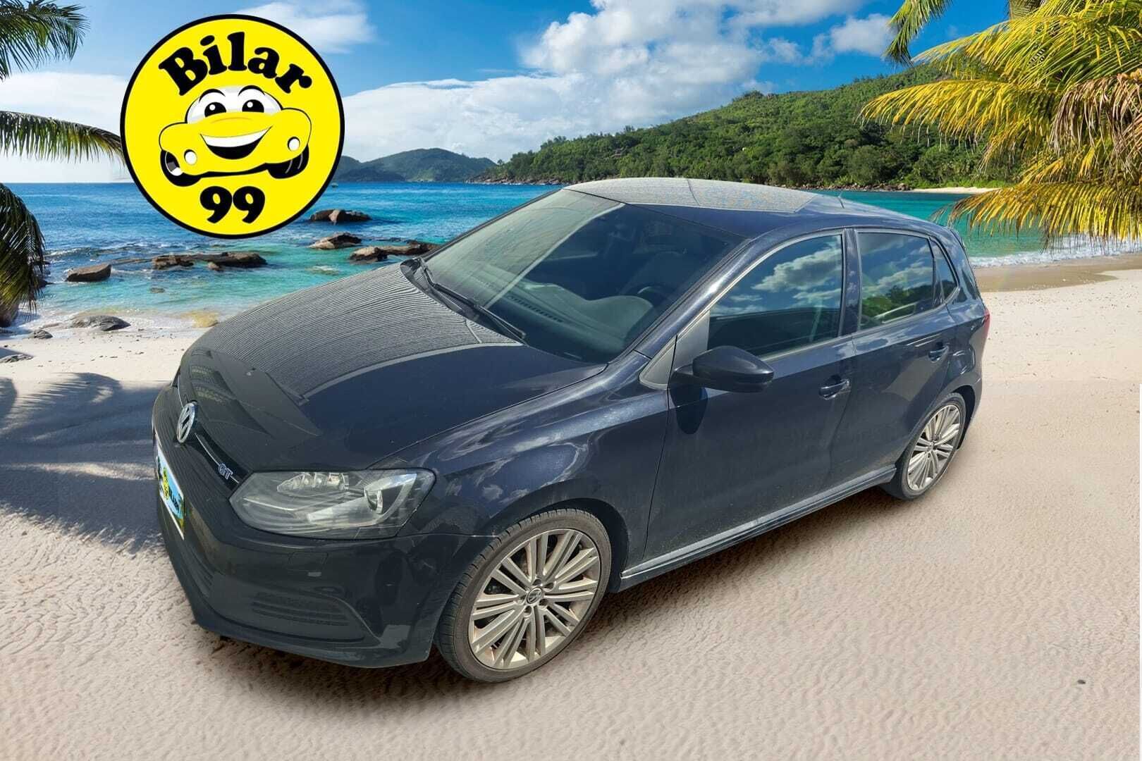 Volkswagen Polo 2013 BlueGT 1,4 TSI 103 kW (140 hv) 4-ovinen - | GT-line | Vakkari | Sporttipenkit | Sporttiratti | Räyheä sportti Polo |