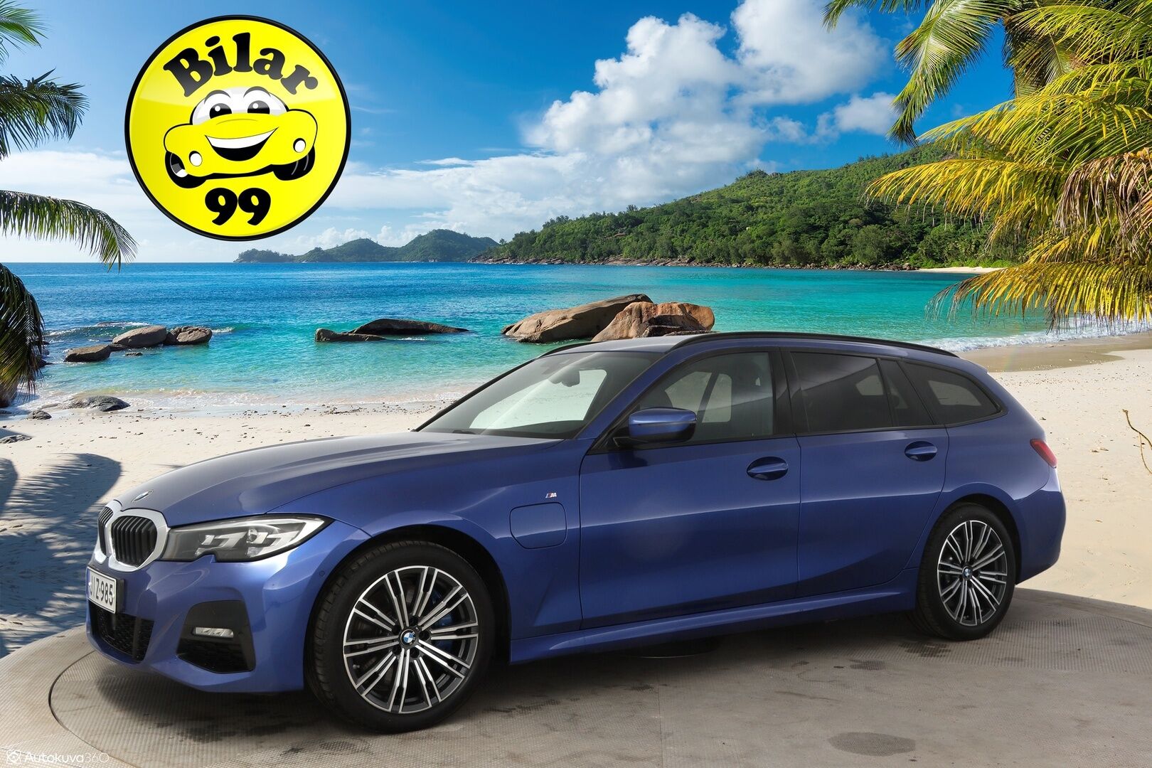 BMW 330 2021 G21 Touring 330e xDrive Business M Sport * Vetokoukku / P-Kamera / Adapt. Vakkari / Sähkökontti / Nahkasisusta / Navi * - 3,99 % KORKOTARJOUS TÄHÄN AUTOON - * 2x M Sport vanteet / SoH 93% *