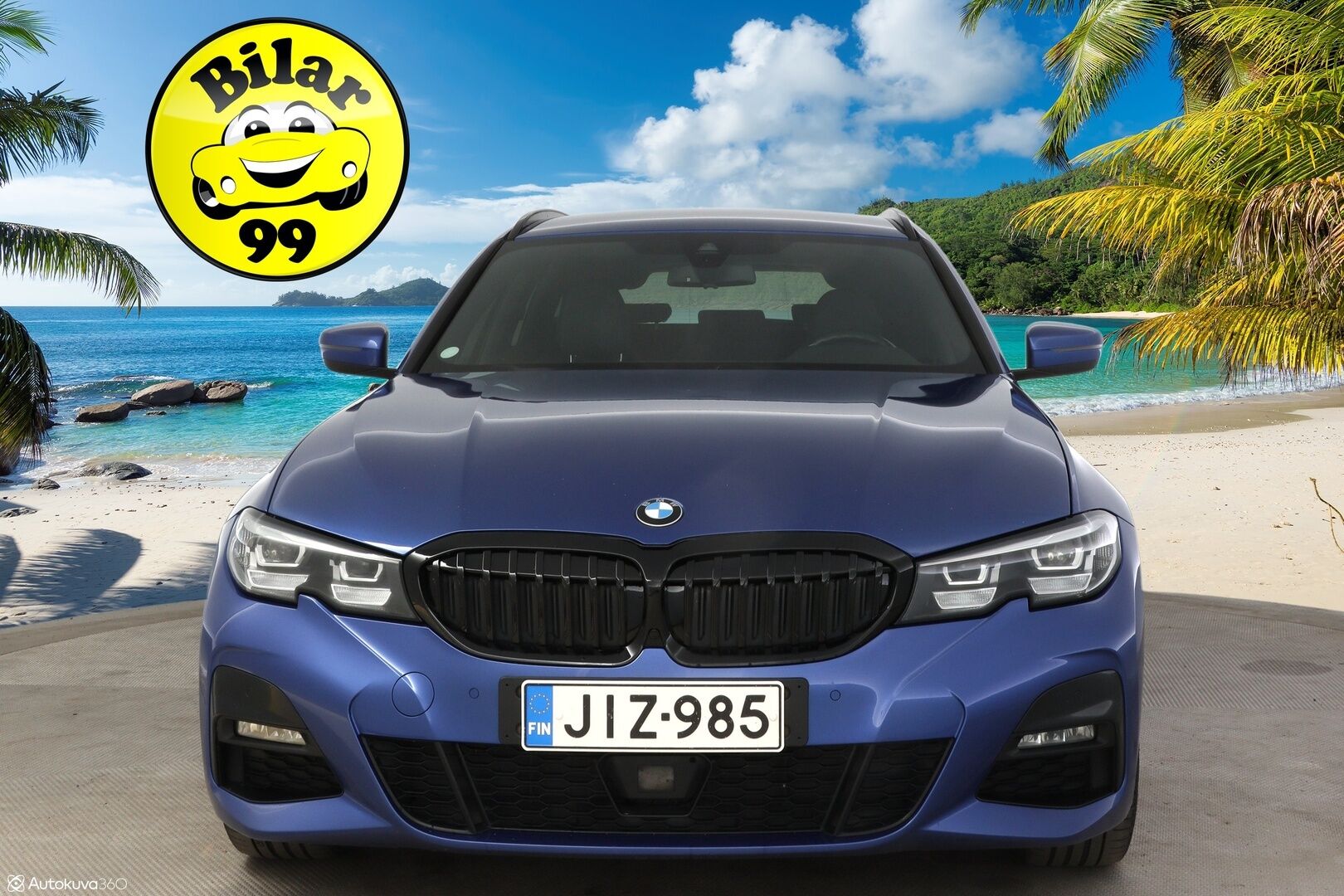 BMW 330 2021 G21 Touring 330e xDrive Business M Sport * Vetokoukku / P-Kamera / Adapt. Vakkari / Sähkökontti / Nahkasisusta / Navi * - 3,99 % KORKOTARJOUS TÄHÄN AUTOON - * 2x M Sport vanteet / SoH 93% *