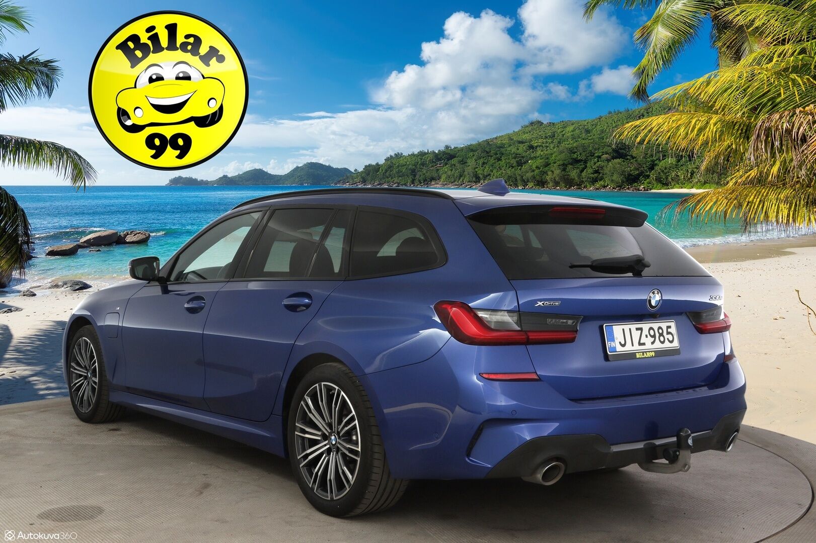 BMW 330 2021 G21 Touring 330e xDrive Business M Sport * Vetokoukku / P-Kamera / Adapt. Vakkari / Sähkökontti / Nahkasisusta / Navi * - 3,99 % KORKOTARJOUS TÄHÄN AUTOON - * 2x M Sport vanteet / SoH 93% *