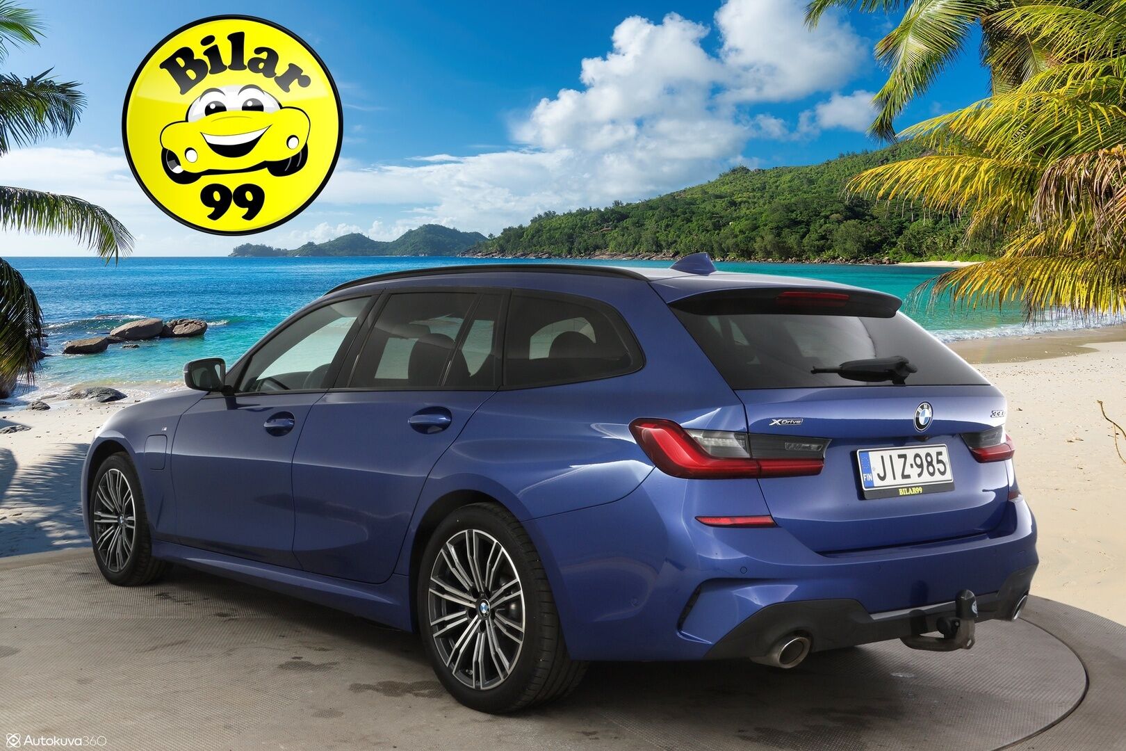 BMW 330 2021 G21 Touring 330e xDrive Business M Sport * Vetokoukku / P-Kamera / Adapt. Vakkari / Sähkökontti / Nahkasisusta / Navi * - 3,99 % KORKOTARJOUS TÄHÄN AUTOON - * 2x M Sport vanteet / SoH 93% *