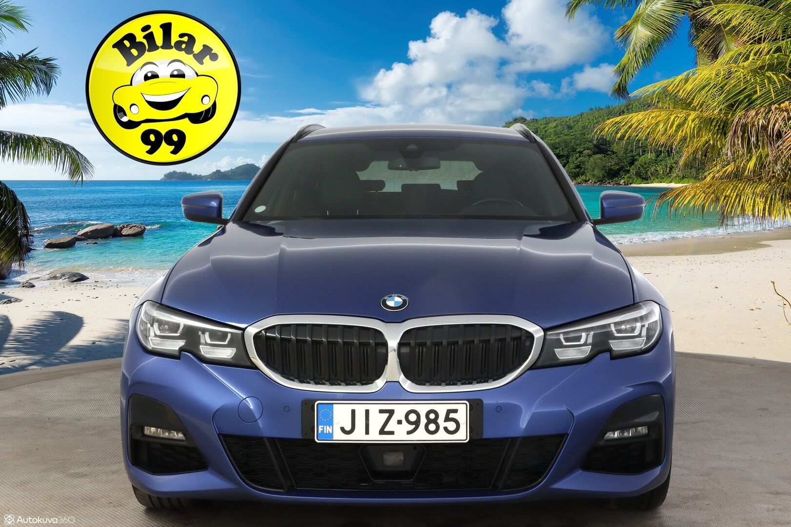 BMW 330 2021 G21 Touring 330e xDrive Business M Sport * Vetokoukku / P-Kamera / Adapt. Vakkari / Sähkökontti / Nahkasisusta / Navi * - 3,99 % KORKOTARJOUS TÄHÄN AUTOON - * 2x M Sport vanteet / SoH 93% *
