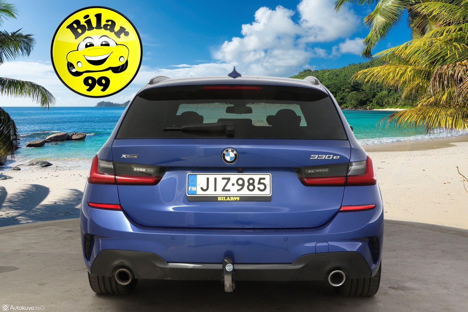 BMW 330 2021 G21 Touring 330e xDrive Business M Sport * Vetokoukku / P-Kamera / Adapt. Vakkari / Sähkökontti / Nahkasisusta / Navi * - 3,99 % KORKOTARJOUS TÄHÄN AUTOON - * 2x M Sport vanteet / SoH 93% *