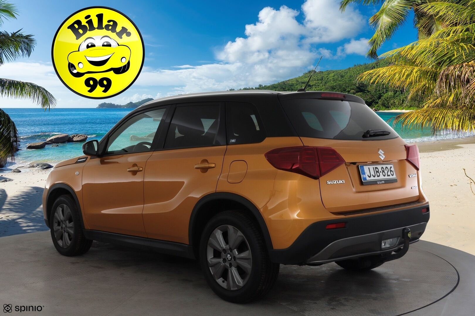 Suzuki Vitara 2019 112 BOOSTERJET 4WD GL+ 6AT * 1.Om Suomi-auto / ACC / P.kamera / Lohkolämmitin / Koukku * - Kahdet renkaat aluvanteilla / Merkkihuollettu - HULLU BLACKWEEK KORKOTARJOUS 2,49%