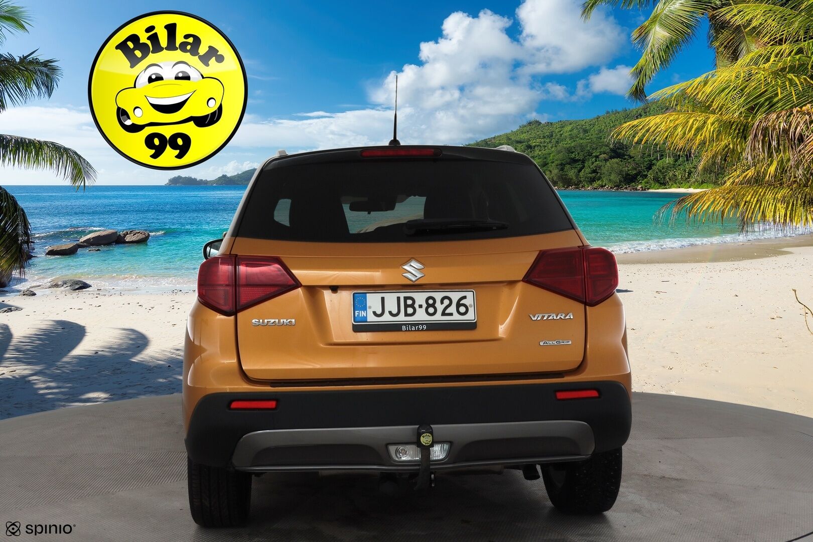 Suzuki Vitara 2019 112 BOOSTERJET 4WD GL+ 6AT * 1.Om Suomi-auto / ACC / P.kamera / Lohkolämmitin / Koukku * - Kahdet renkaat aluvanteilla / Merkkihuollettu - HULLU BLACKWEEK KORKOTARJOUS 2,49%