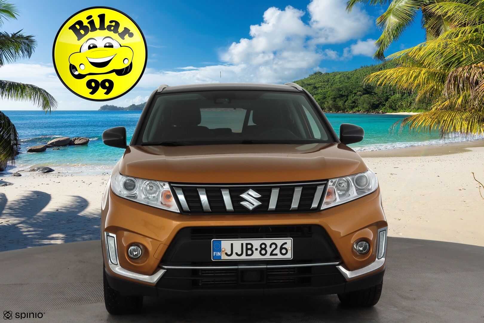 Suzuki Vitara 2019 112 BOOSTERJET 4WD GL+ 6AT * 1.Om Suomi-auto / ACC / P.kamera / Lohkolämmitin / Koukku * - Kahdet renkaat aluvanteilla / Merkkihuollettu - HULLU BLACKWEEK KORKOTARJOUS 2,49%