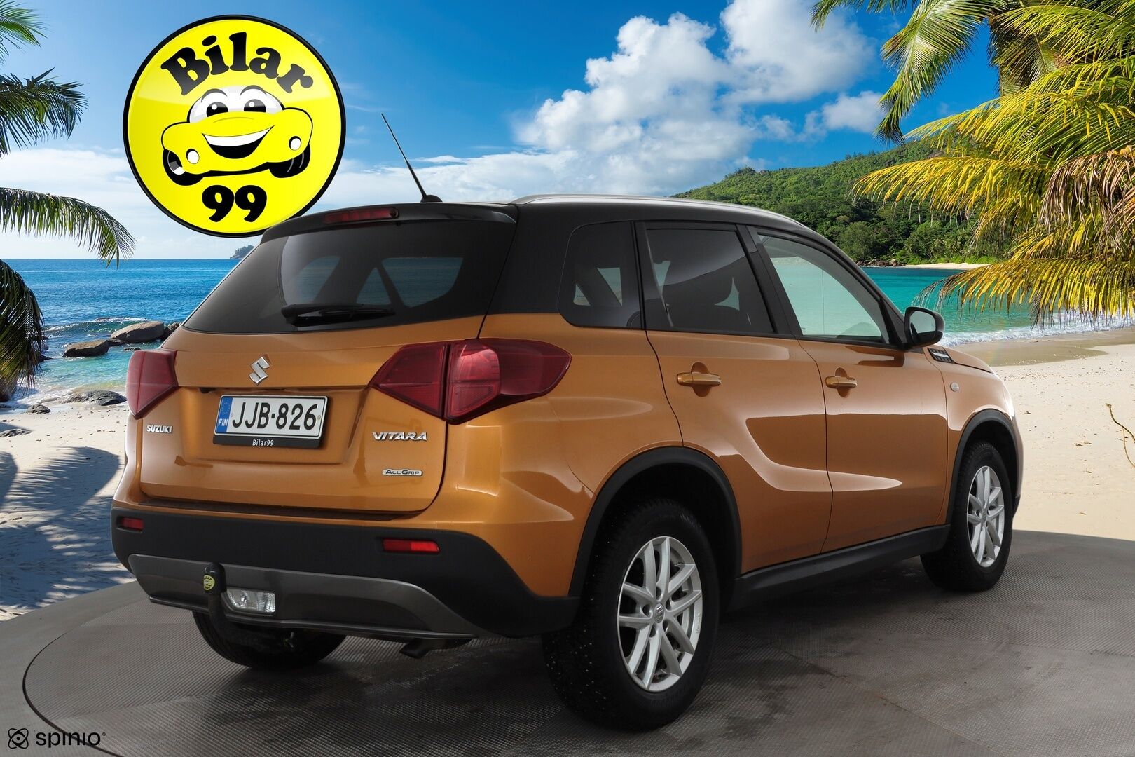 Suzuki Vitara 2019 112 BOOSTERJET 4WD GL+ 6AT * 1.Om Suomi-auto / ACC / P.kamera / Lohkolämmitin / Koukku * - Kahdet renkaat aluvanteilla / Merkkihuollettu - HULLU BLACKWEEK KORKOTARJOUS 2,49%