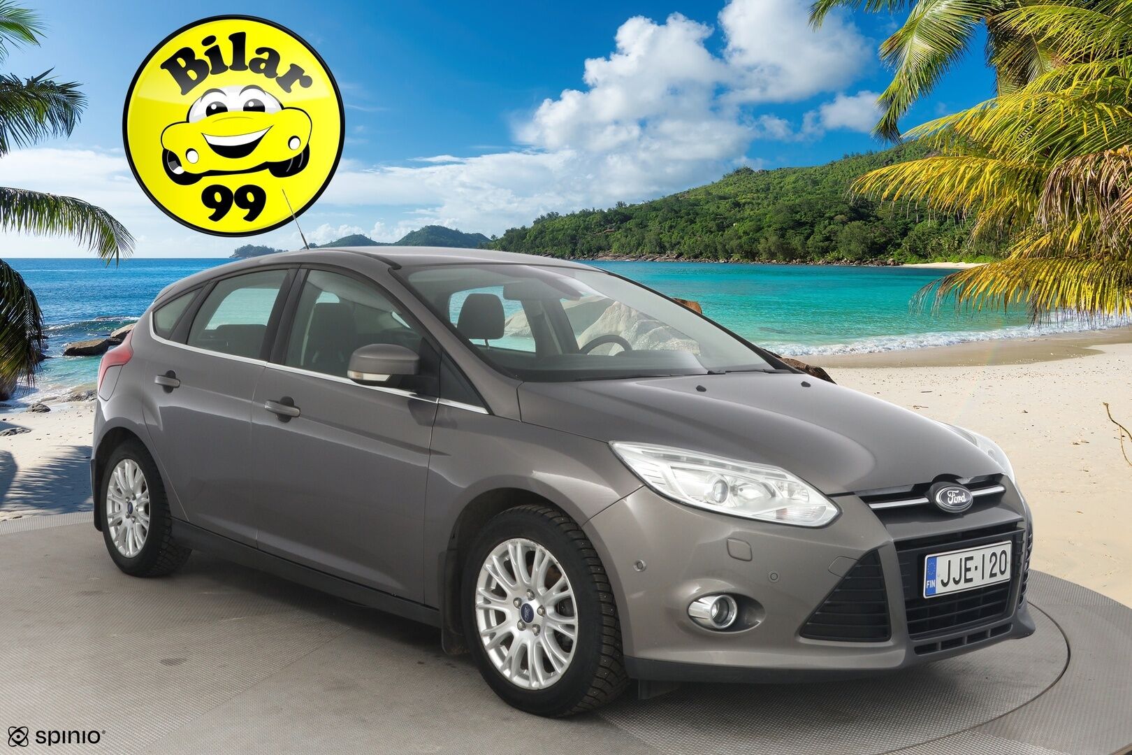 Ford Focus 2013 1,0 EcoBoost 125 hv Start/Stop Titanium M6 5-ovinen ** YritysOutlet - Myydään vain yrityksille - 2 renkaat / Alumiinivanteet / Lohkolämmitin sisäpistokkeella / BI-Xenon*